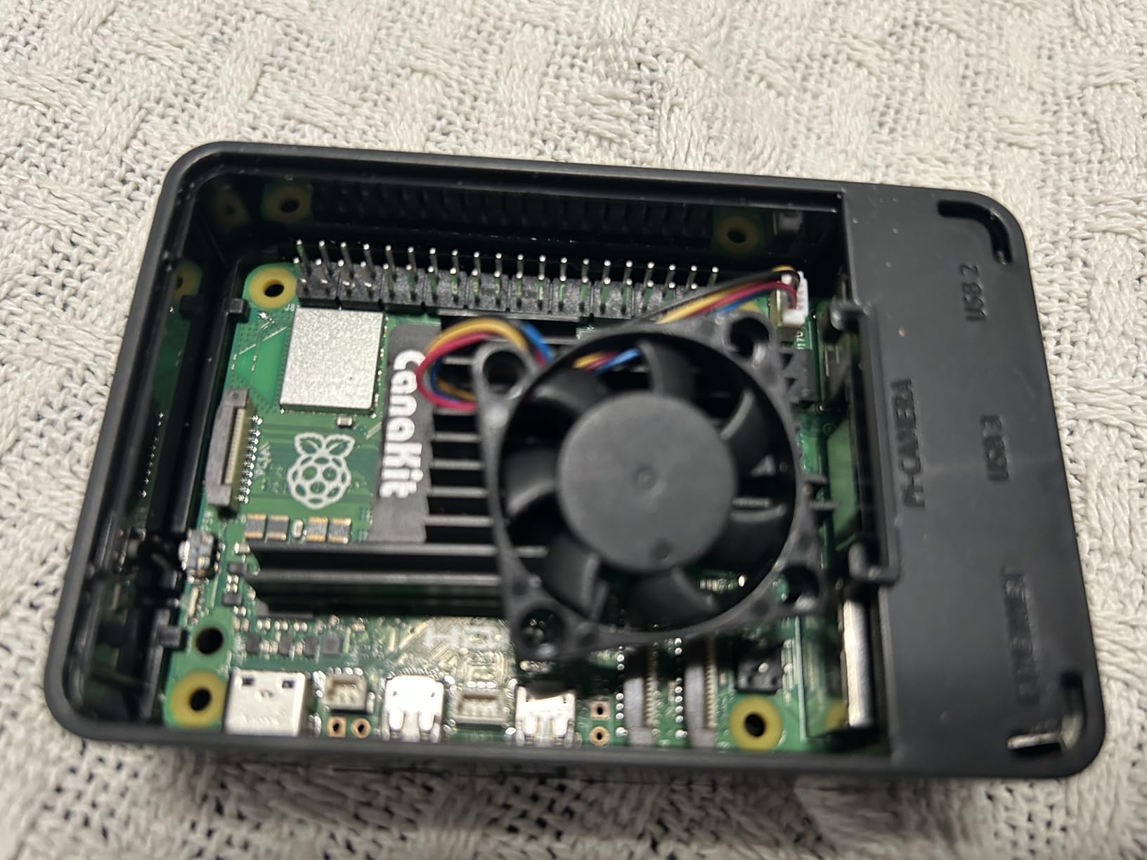 CanaKit Raspberry Pi 5 Starter Kit PRO - Turbine Black (128GB Edition) (8GB RAM) customer photo 1