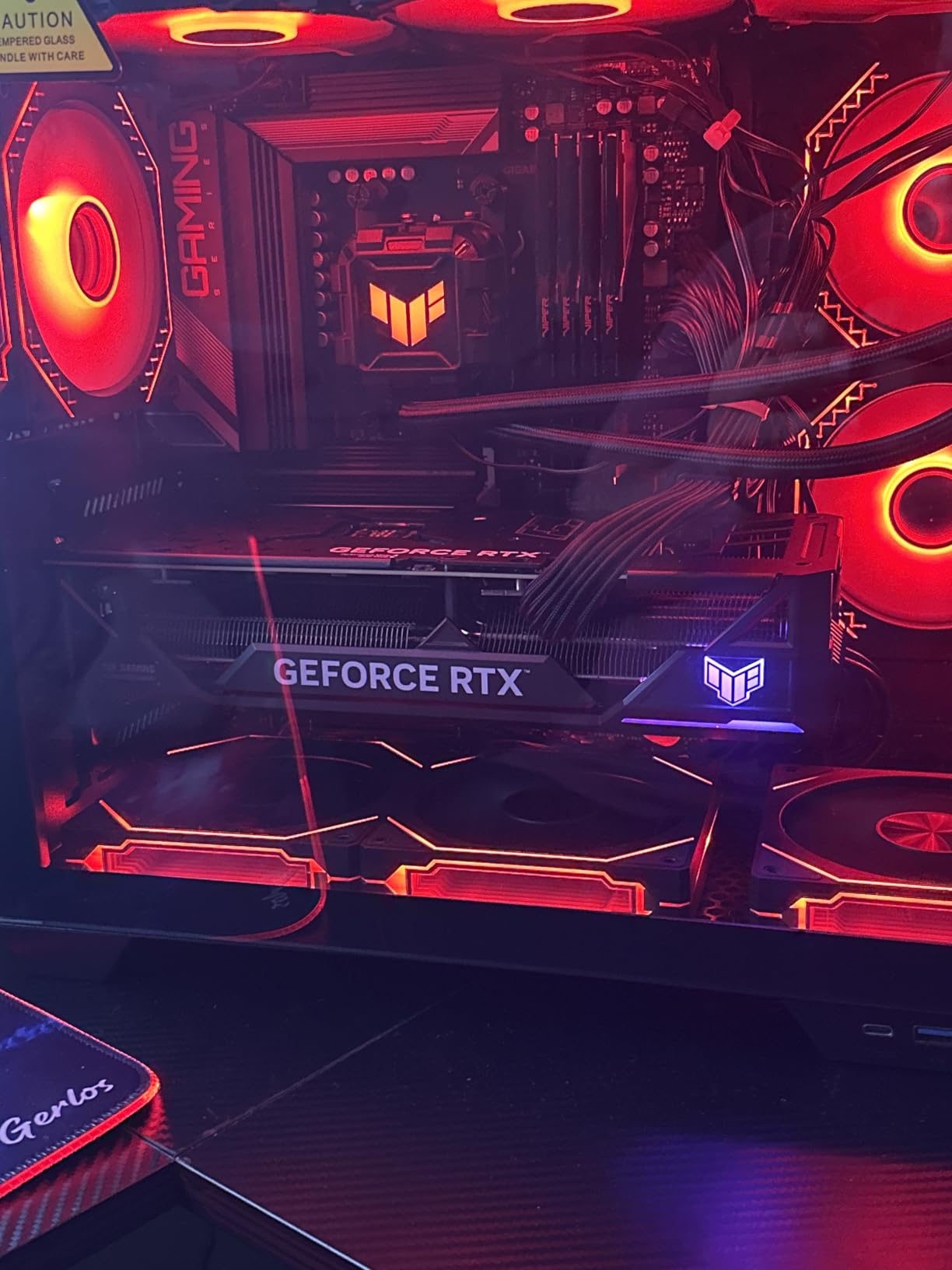ASUS TUF Gaming GeForce RTX 4070 Ti Super 16GB GDDR6X OC Edition Gaming Graphics Card (NVIDIA GeForce RTX4070Ti DLSS 3, PCIe 4.0, 2X HDMI 2.1a, 3X DisplayPort 1.4a, TUF-RTX4070TIS-O16G-GAMING, Black) customer photo 1