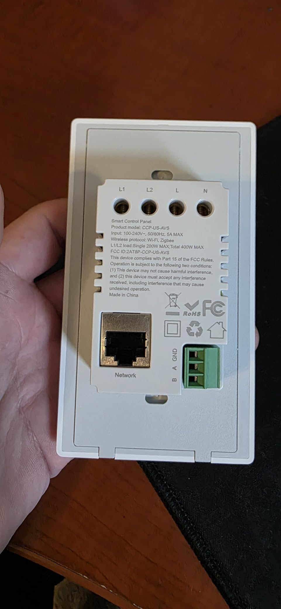 MOES Smart Home Touchscreen Control(1-Switch Panel), In-wall Smart Panel with Alexa Built-in, Compatible with Smart Life devices, Manage and Control Home Devices and Scenes with Touch and Voice customer photo 2