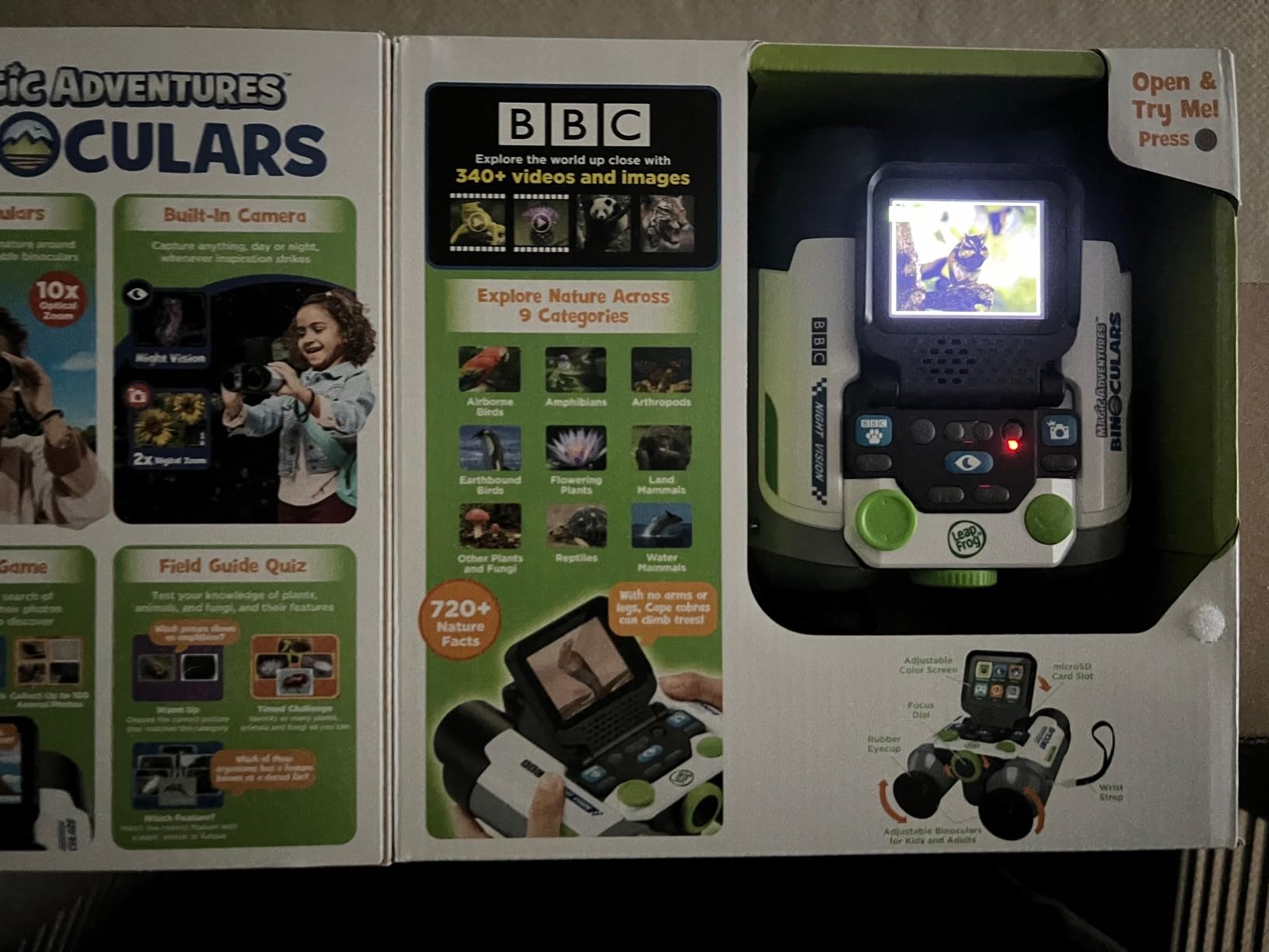 LeapFrog Magic Adventures Binoculars with Screen Capture & Night Vision for Kids Ages 4+ customer photo 2