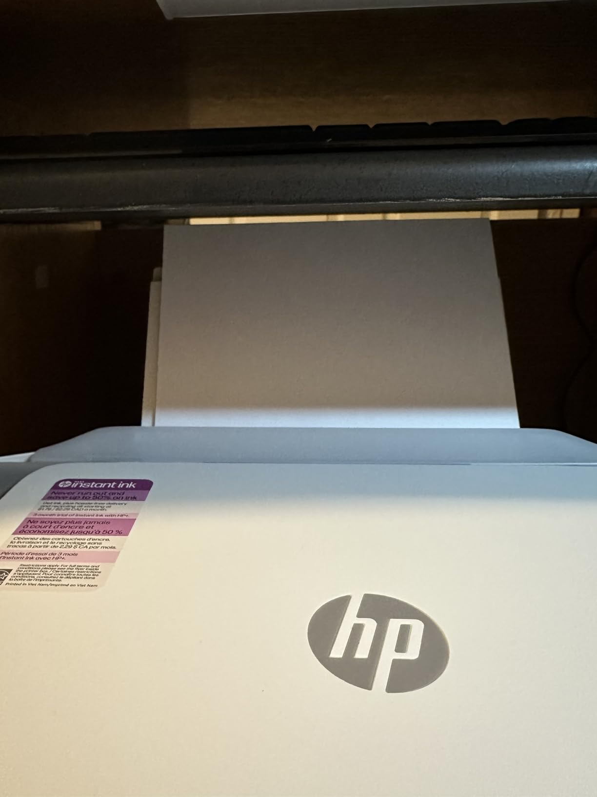 HP DeskJet 2855e Wireless All-in-One Color Inkjet Printer, Scanner, Copier, Best-for-home, 3 month Instant Ink trial included (588S5A) customer photo 1