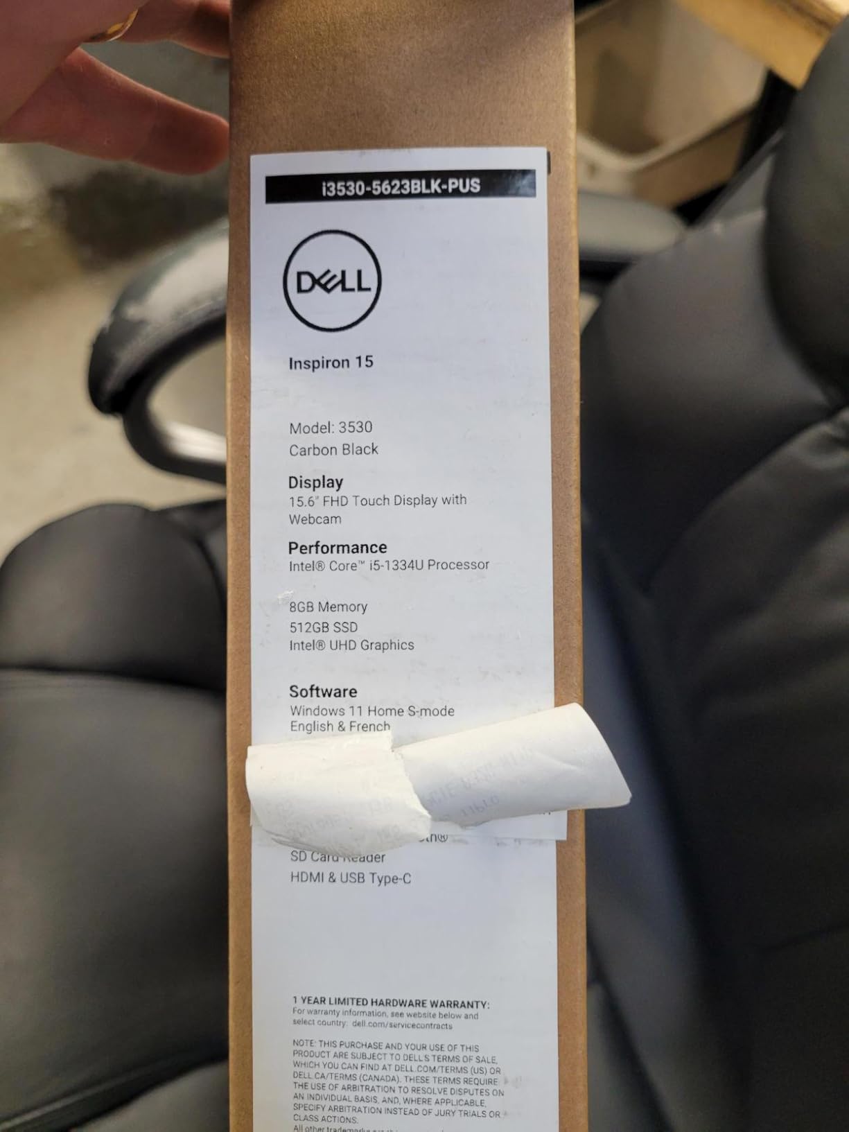 Dell Inspiron Touchscreen Laptop, 15.6