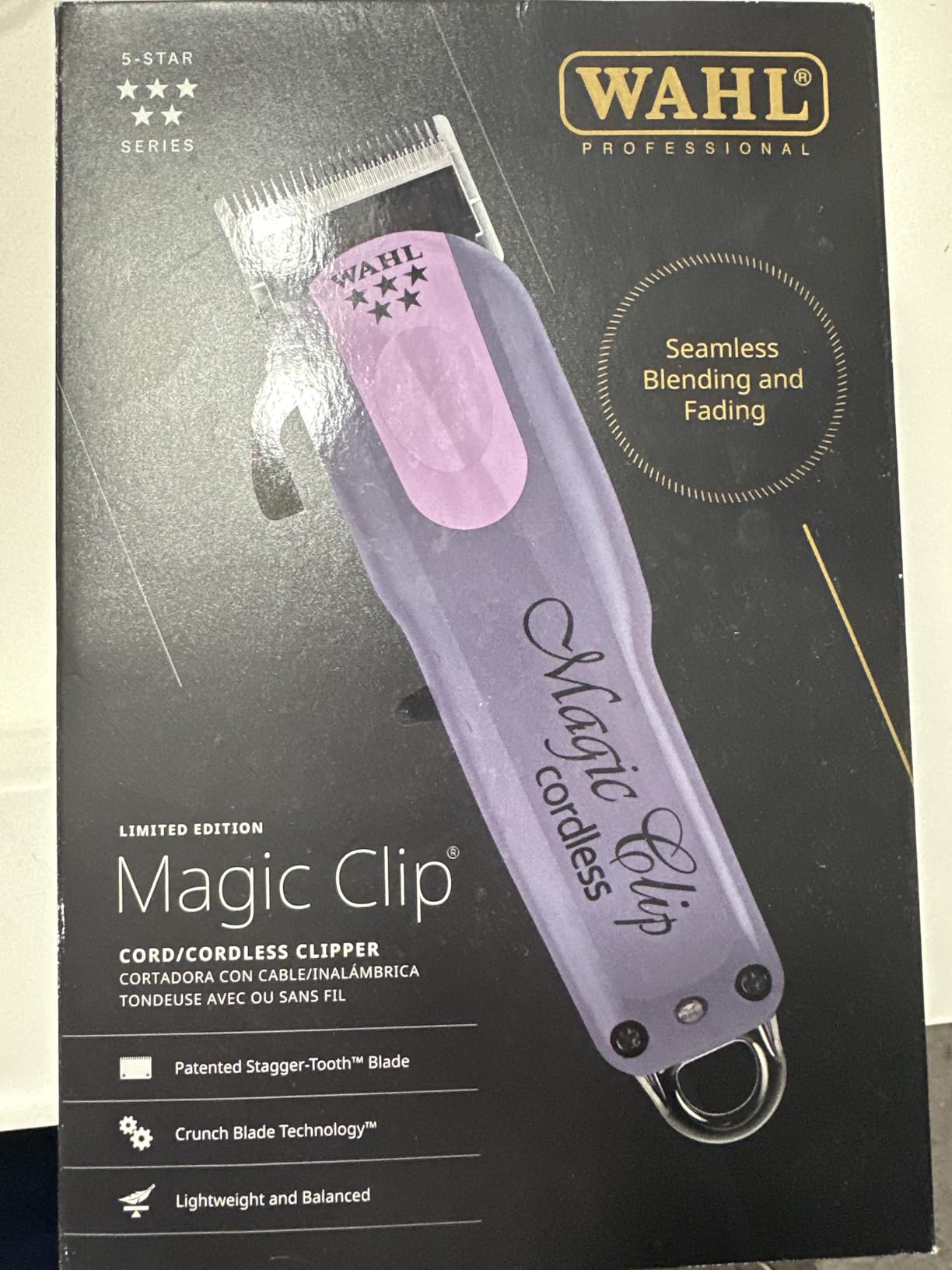 Wahl Professional 5 Star Series Magic Clip Cordless Hair Clipper, Stagger-Tooth Blade Professional Hair Trimmer with Attachments, 100+ Minute Run Time customer photo 2