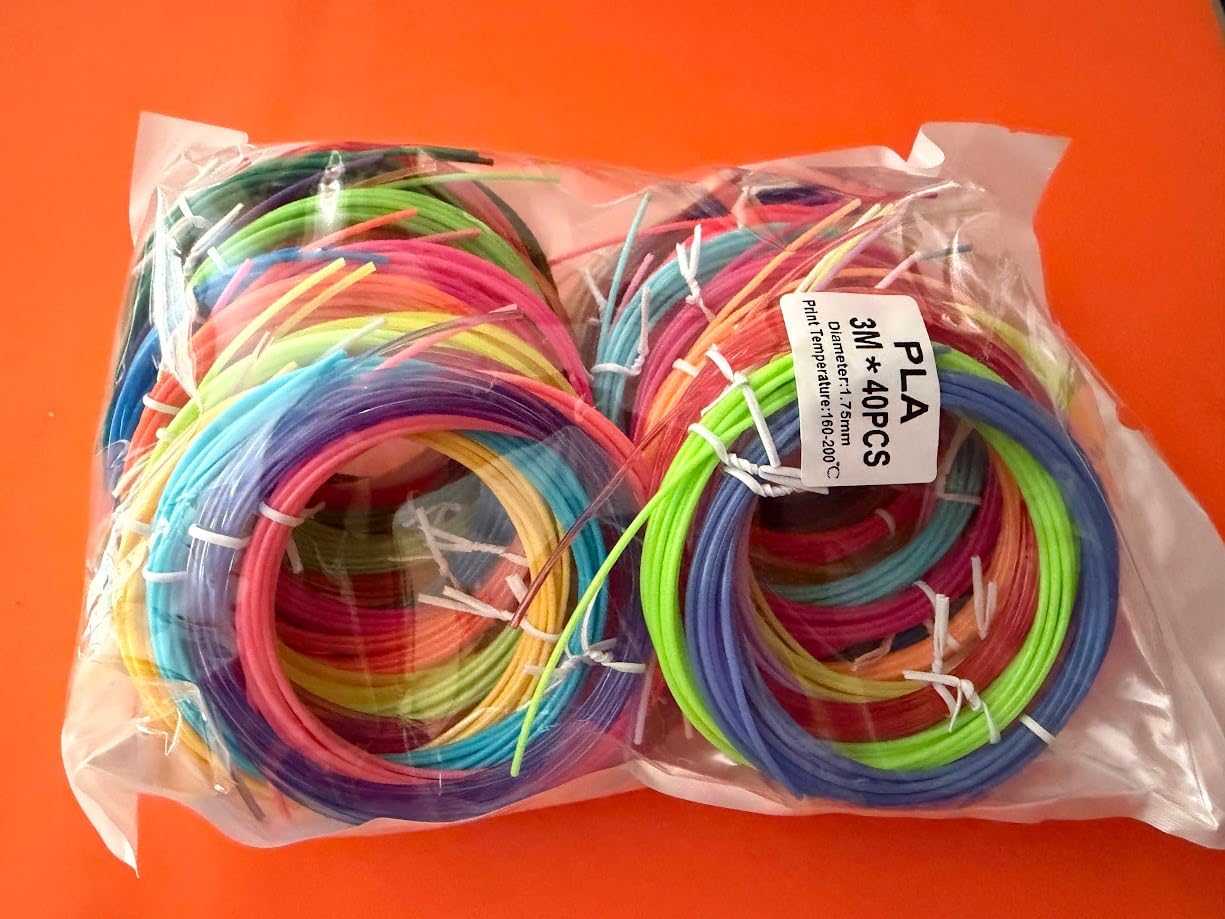 SCRIB3D Pen Filament Refills, 20 Colors, 320 Feet, 1.75mm PLA customer photo 1