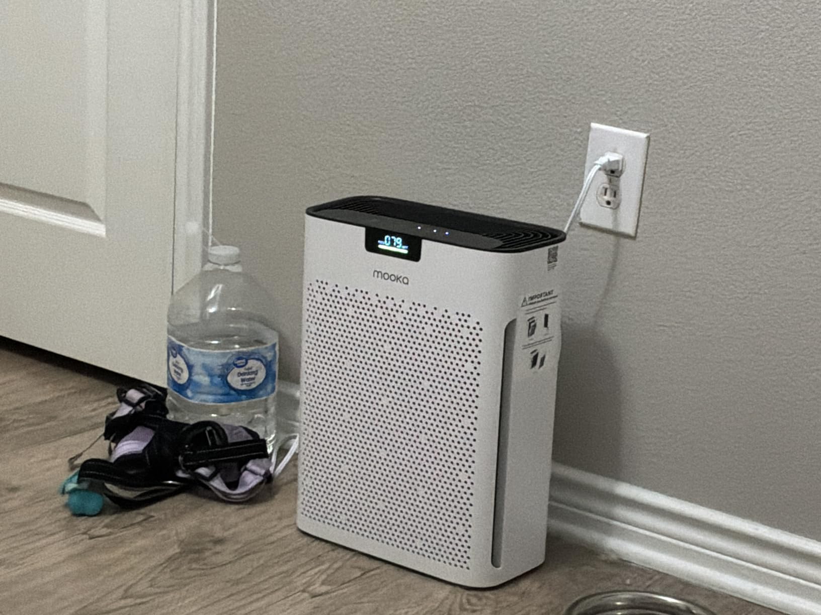 Air Purifiers for Home Large Room 2200 Ft² with Washable Filters, MOOKA H13 HEPA Air Purifier for Home Pets Bedroom with Fragrance, Air Cleaner for Smoke Dust Pollen Pets Hair Odor, KJ190 White customer photo 1
