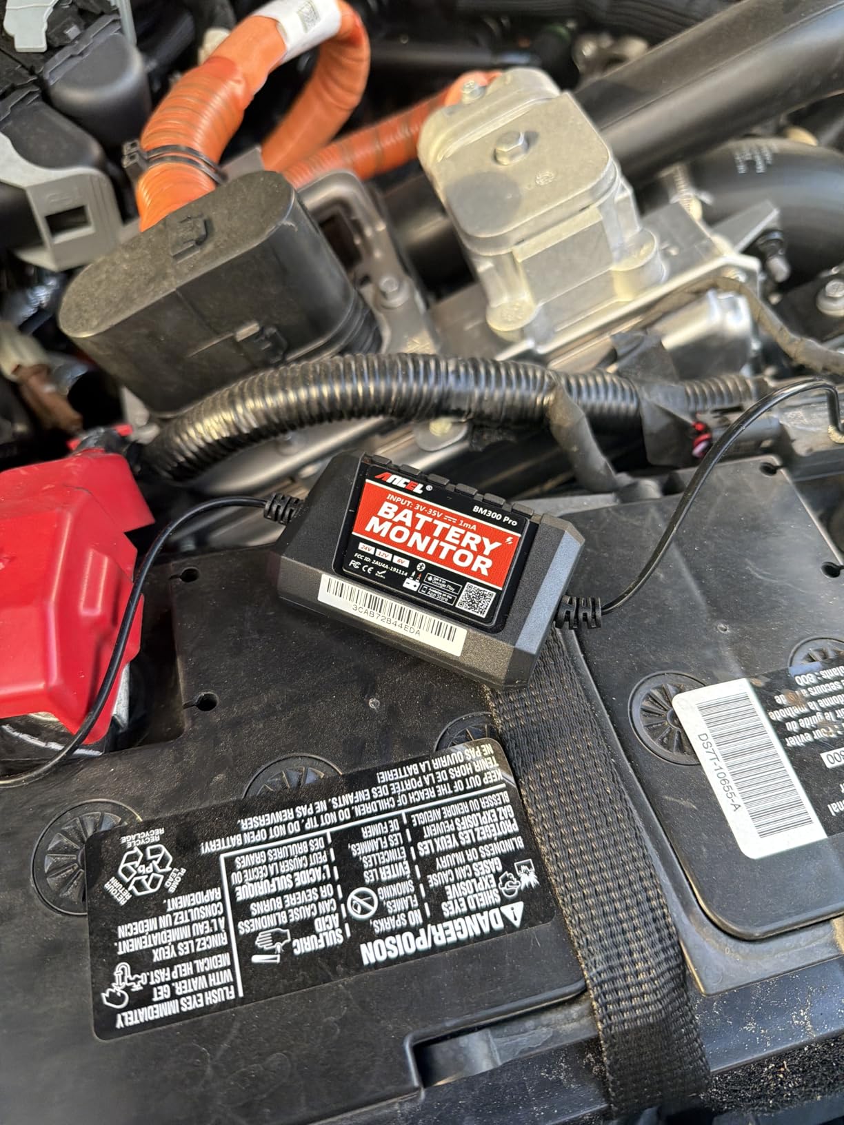 ANCEL BM300 Pro Battery Monitor - 6V/12V/24V Universal with Bluetooth 5.3 & Reinforced Design, Charging & Cranking Tests, Real-Time Alerts for Lead-Acid & Lithium Batteries in RV, Truck, Marine & More customer photo 1