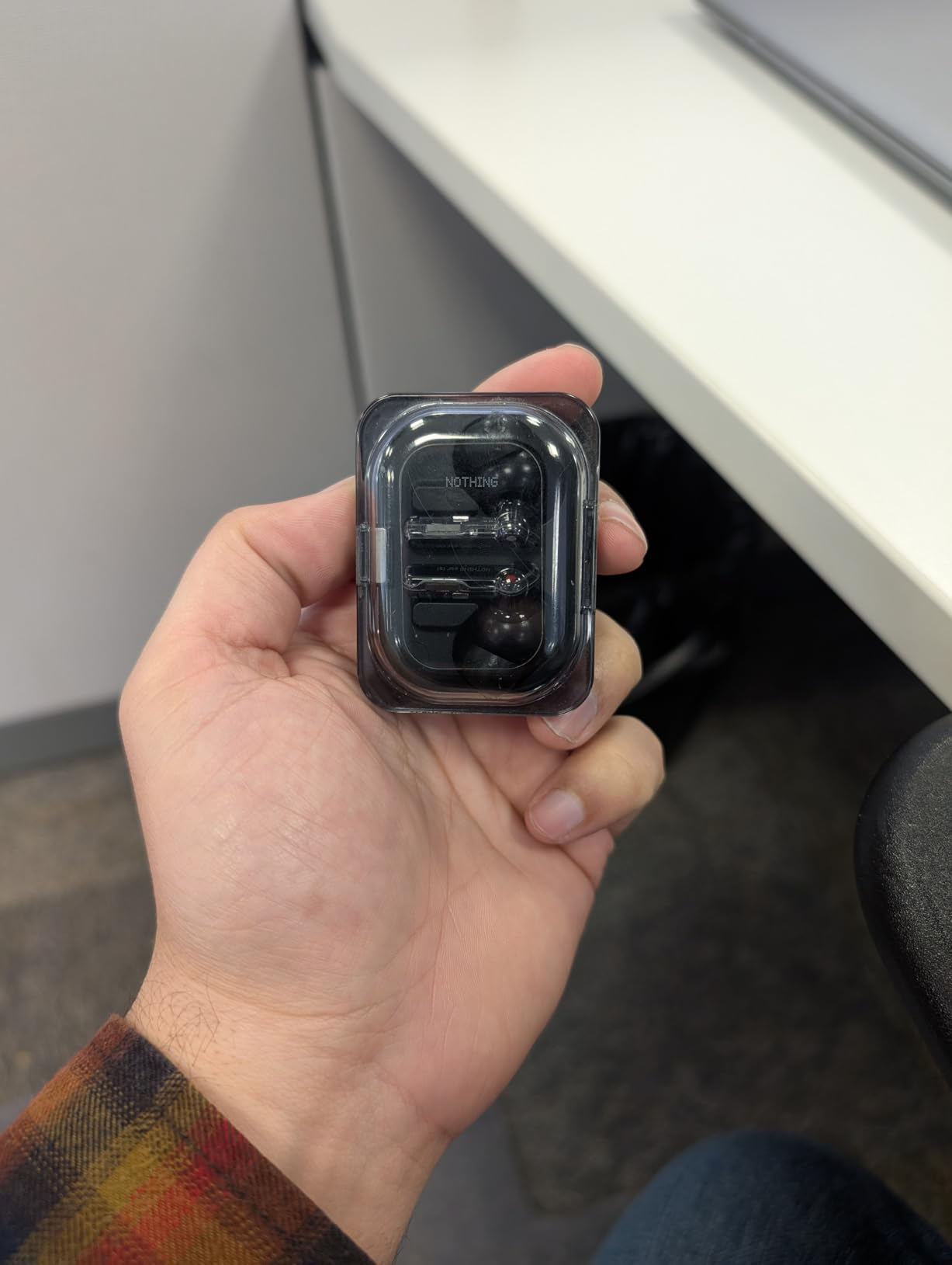 Nothing Ear (a) Wireless Earbuds, 45dB Hybrid Noise Cancelling Earbuds, Hi-Res Audio, Advanced Equaliser, Dual Connect, 6 Mics, 42.5H Playtime Ear Buds Wireless Bluetooth, Black customer photo 1