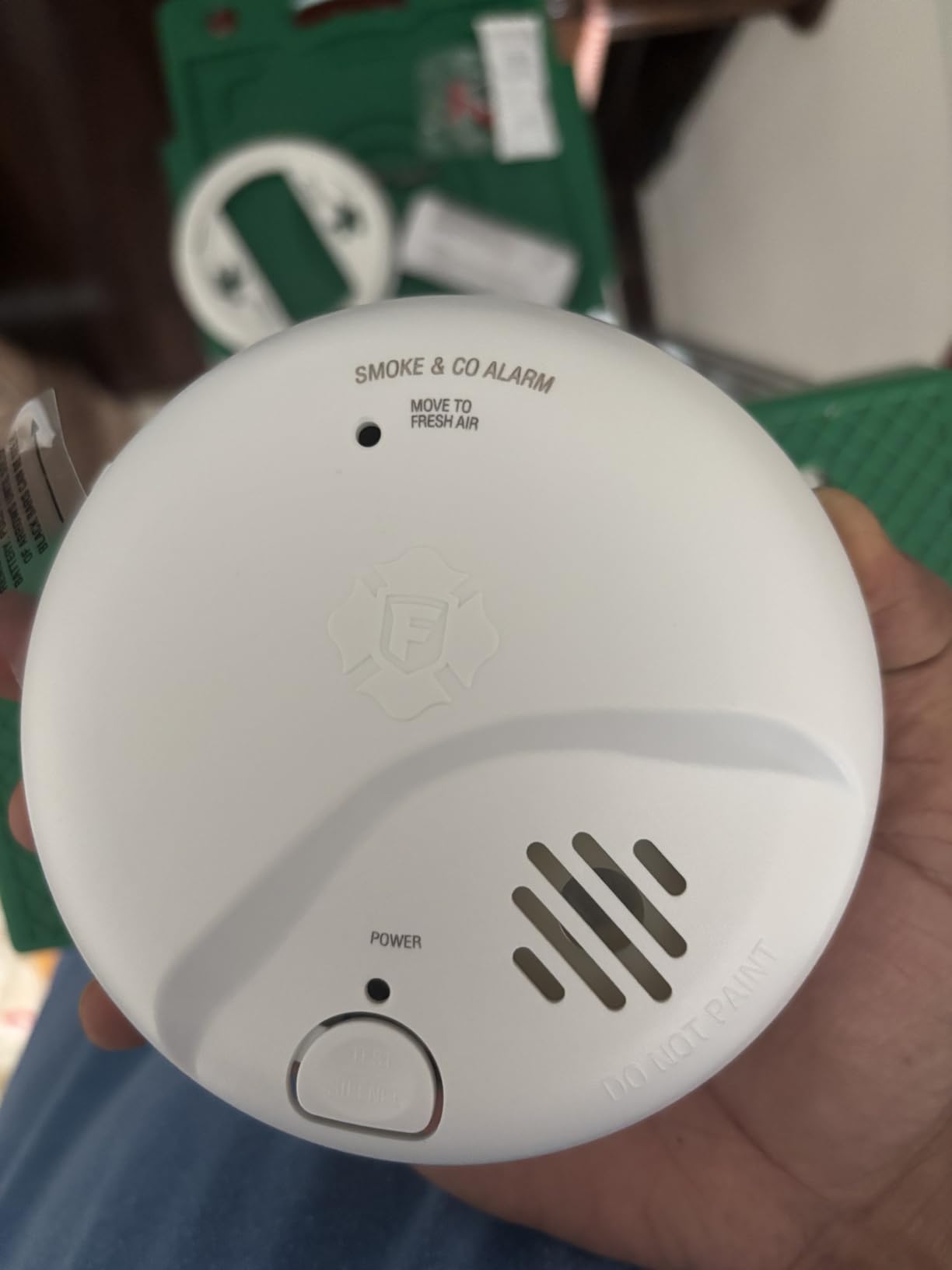 First Alert BRK Combination Smoke & Carbon Monoxide Alarm, Battery Operated Detector with Test & Silence Button customer photo 2