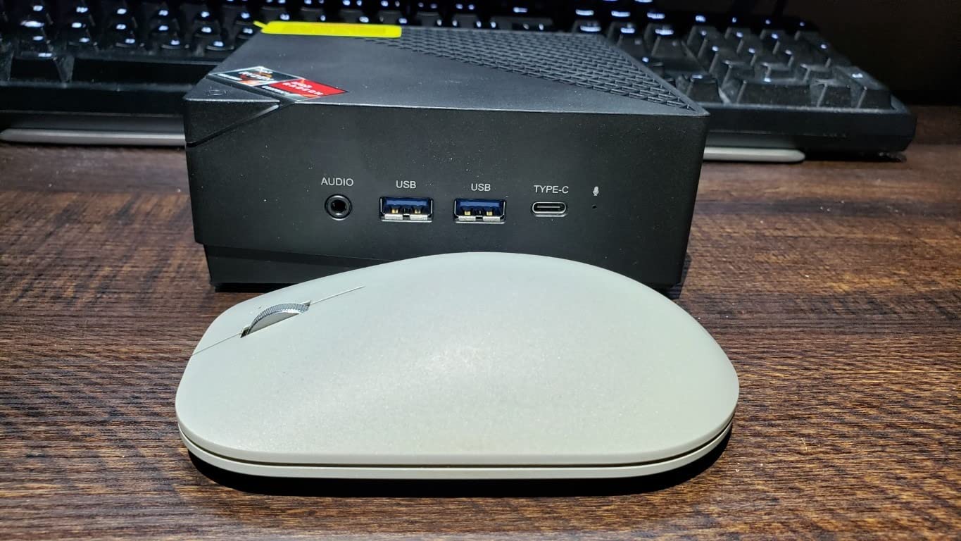 ACEMAGICIAN Kron Mini K1 Mini PC Gaming, AMD Ryzen 5 7430U (equiv to 5850U, 6C/12T, Up to 4.3Ghz), 16GB DDR4 512GB SSD Mini PC Computers Micro Desktop PC 4K Triple Display WiFi6 BT5.2 customer photo 1