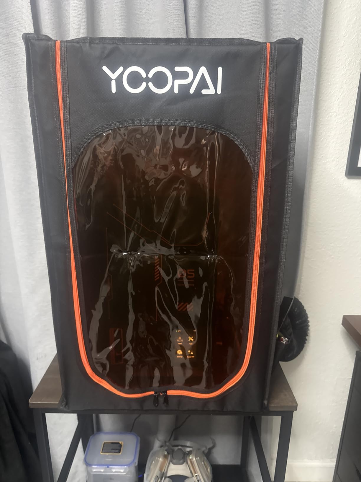 Multifunctional Resin 3D Printer Enclosure with Ventilation Filter, High Quality 3D Printer Vented Enclosure Tent Cover Eliminate Odors Compatible with Anycubic Elegoo Series LCD Resin UV 3D Printer customer photo 2