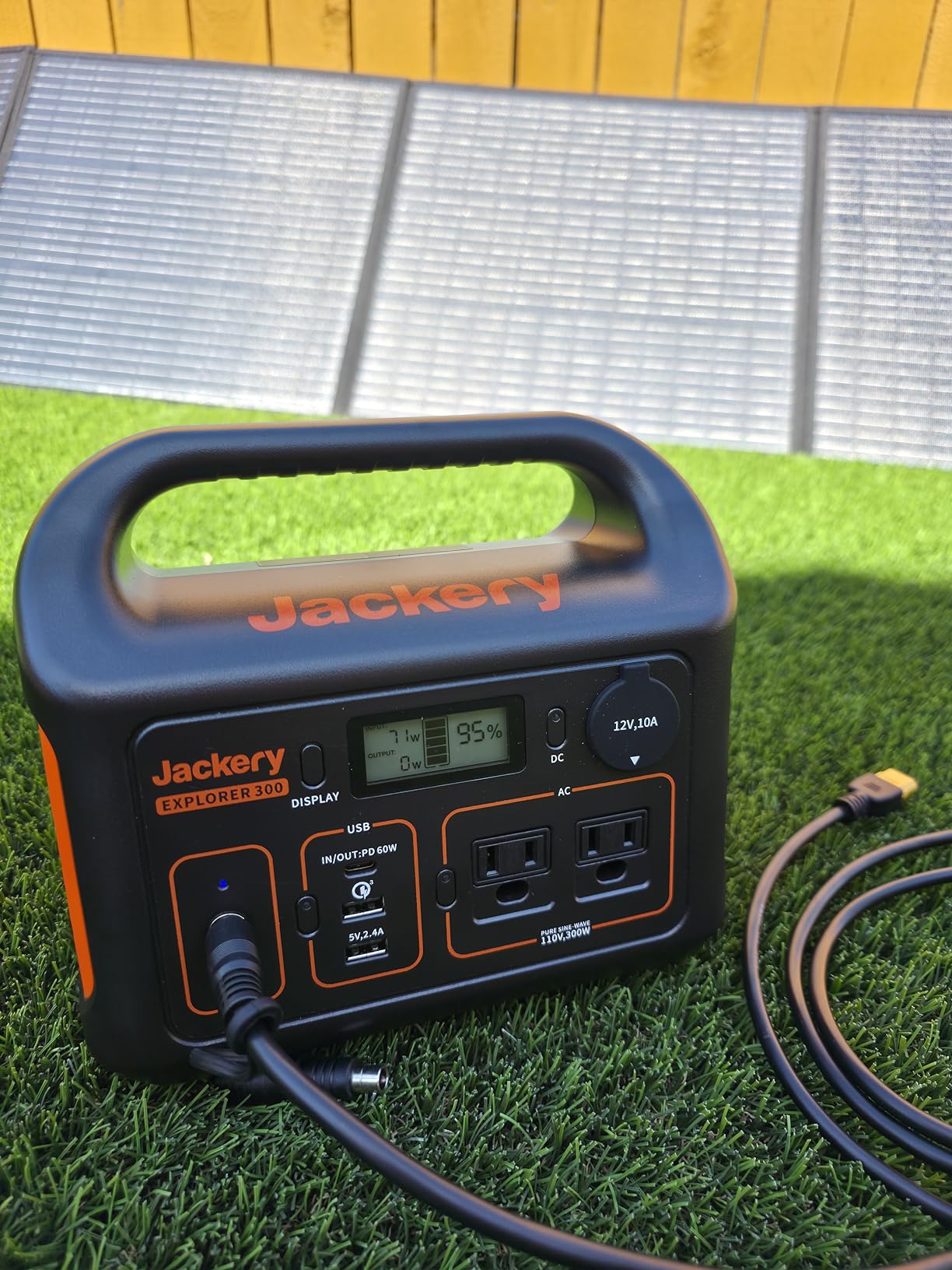 200W Portable Solar Panel for Power Station,23.5% Efficiency Mono Foldable Solar Charger with 4 Kickstands for Jackery 1000 V2/Bluetti/EcoFlow/Anker,IP67 Waterproof for Camping RV Power Backup customer photo 2