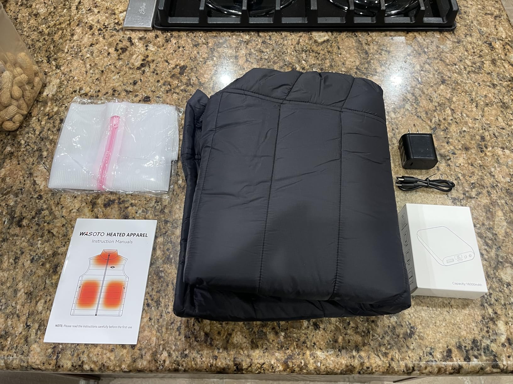 WASOTO Heated Vest for Men with 9V 16000mAh Battery Pack Charger Lightweight for Cycling Glof Hunting customer photo 2