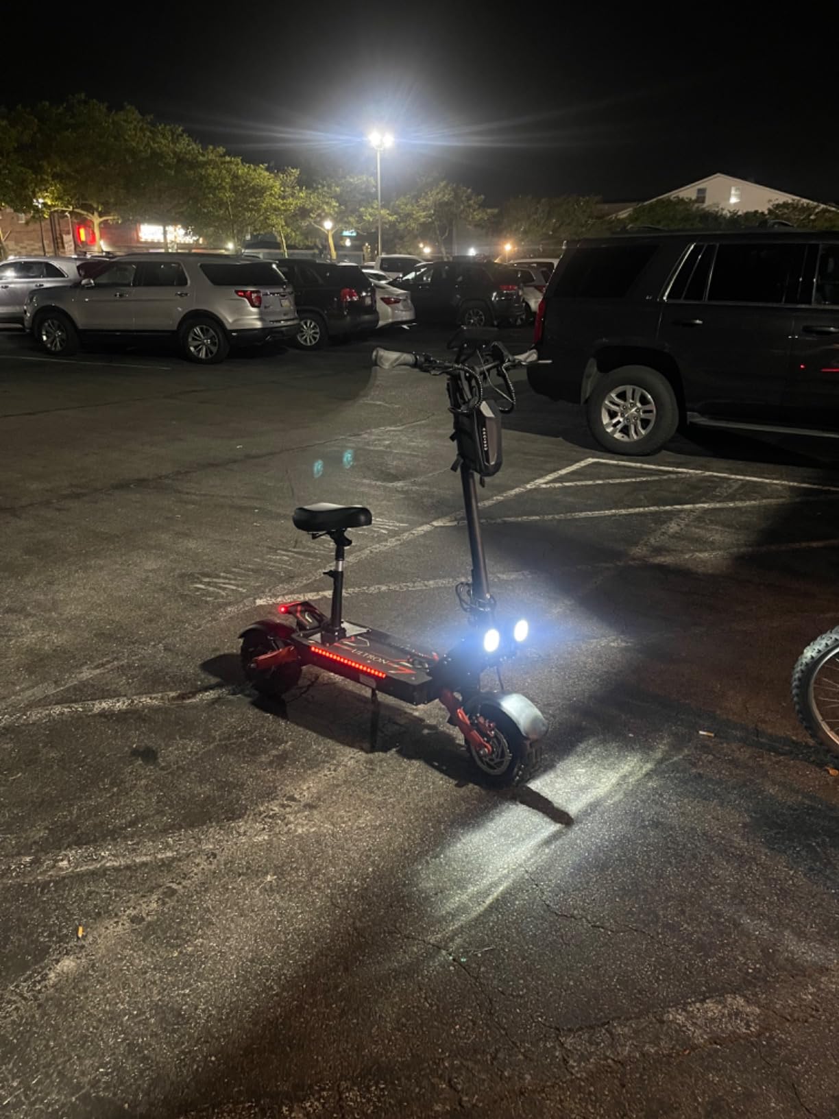 Electric Scooter with Seat for Adults, 60V 6000W Electric Scooters Adult 52mph with 1440WH Battery, Up to 50Miles Long Range, Dual Motor 11