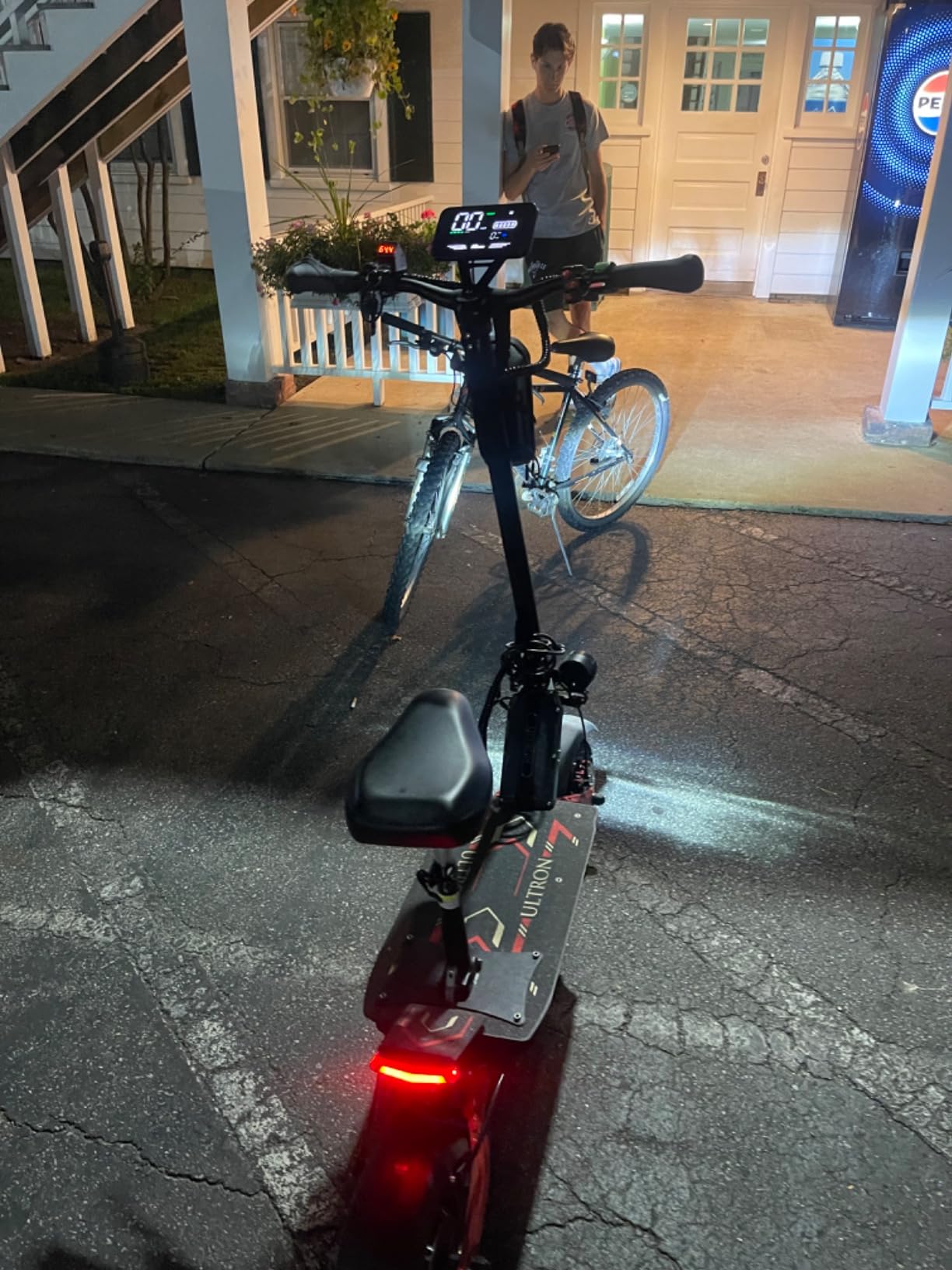 Electric Scooter with Seat for Adults, 60V 6000W Electric Scooters Adult 52mph with 1440WH Battery, Up to 50Miles Long Range, Dual Motor 11