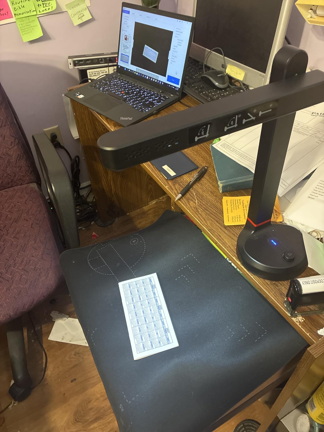 NetumScan 13MP Book Document Camera for Teachers, Multi-Language OCR Recognition by AI Technology, Foldable & Portable customer photo 1