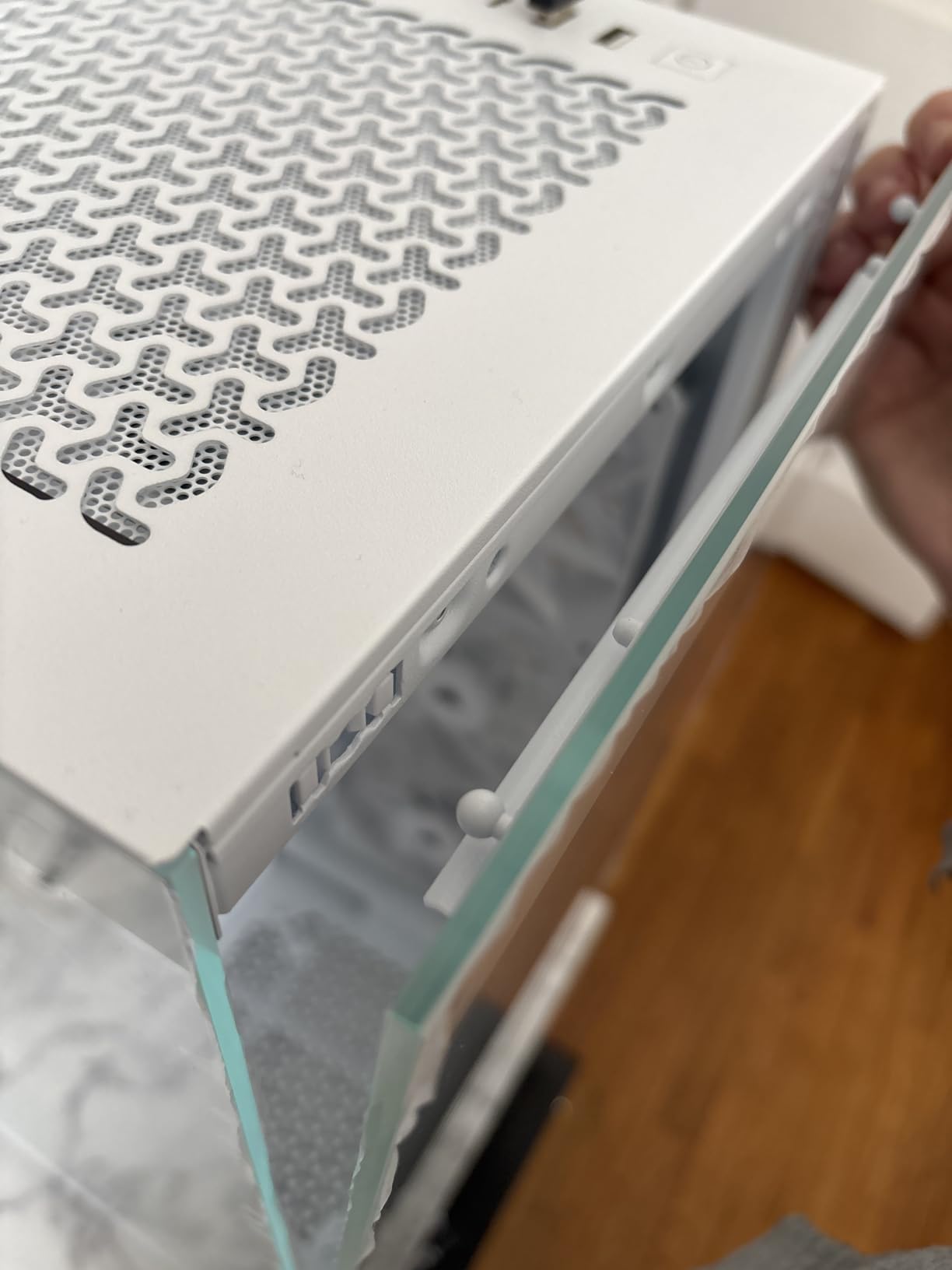 CORSAIR iCUE Link 3500X RGB Mid-Tower ATX PC Case - Panoramic Tempered Glass - Reverse Connection Motherboard Compatible - 3X CORSAIR iCUE Link RX120 RGB Fans Included - Black customer photo 1