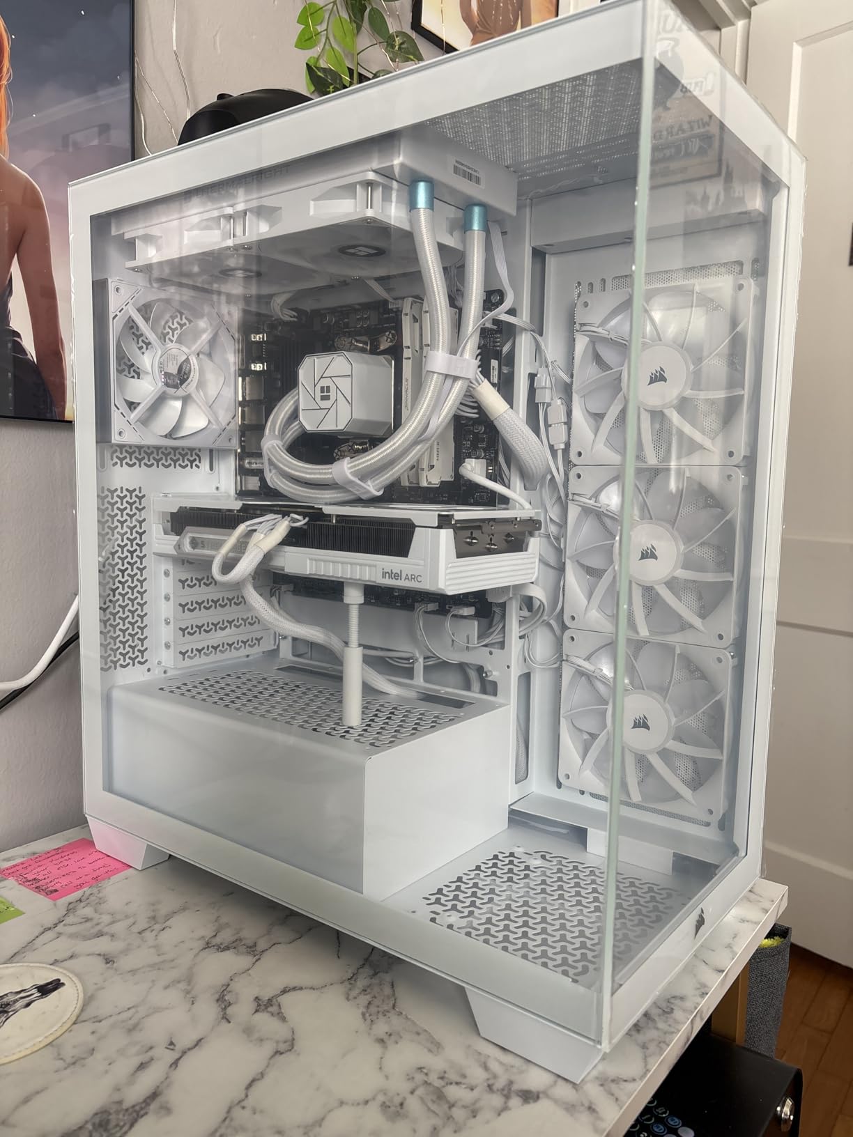 CORSAIR iCUE Link 3500X RGB Mid-Tower ATX PC Case - Panoramic Tempered Glass - Reverse Connection Motherboard Compatible - 3X CORSAIR iCUE Link RX120 RGB Fans Included - Black customer photo 2