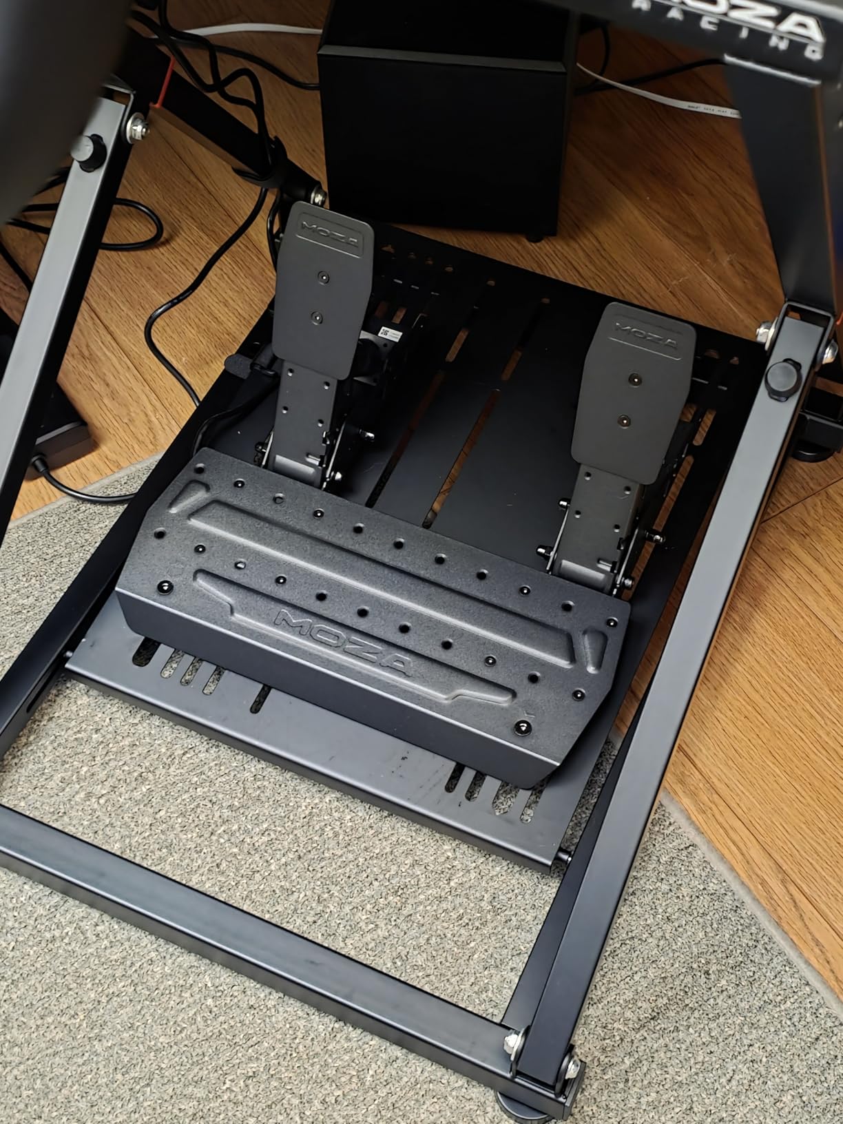 XRhinorth Racing Wheel Stand Steering Wheel Stand Racing Simulator Cockpit Support for Logitech G29 G920 G923 G27 G25 Thrustmaster T248 T300 TS-PC TS-XW T500 T500RS T300RS TX for Xbox PS4 PS5 PC customer photo 2