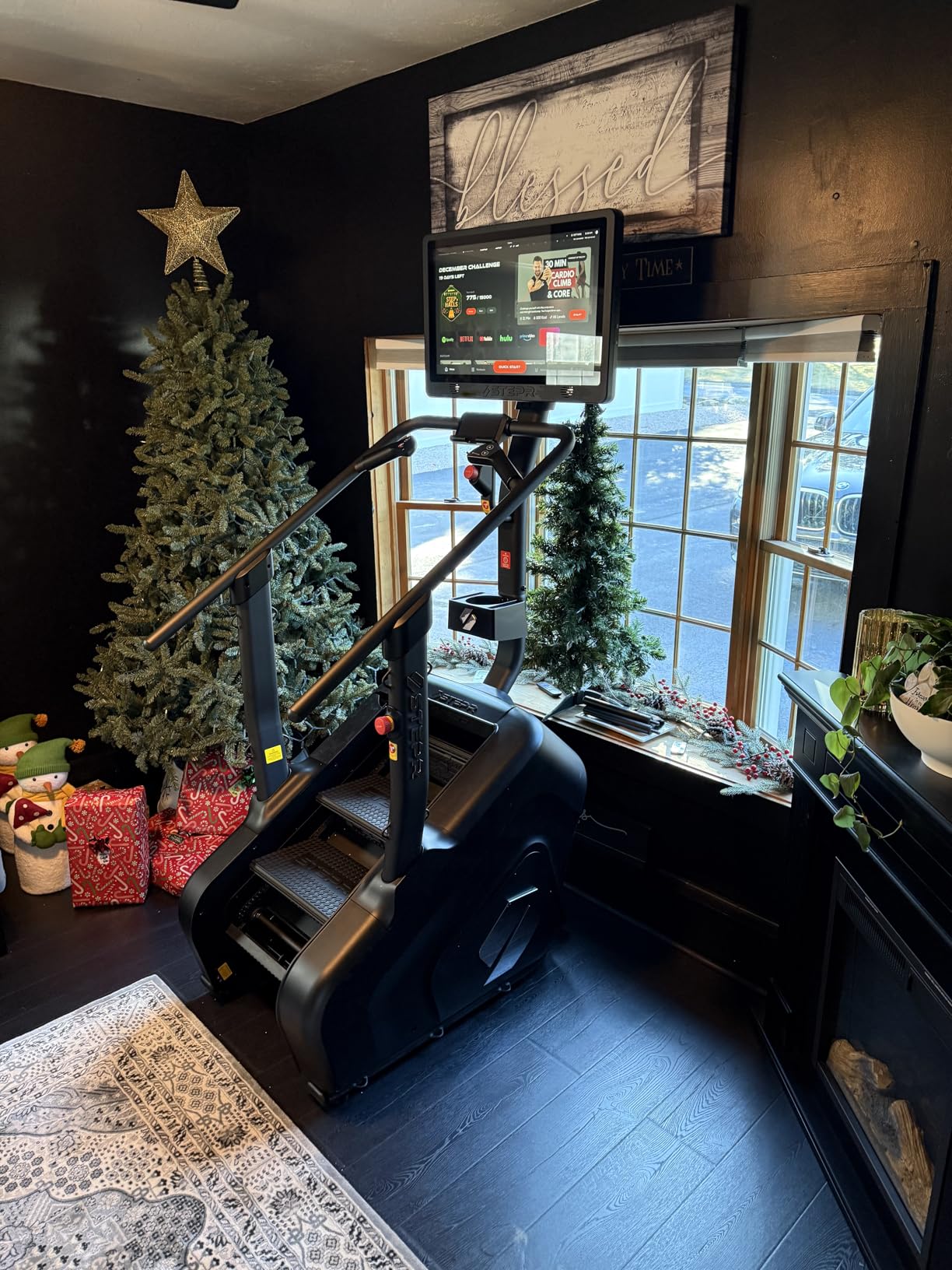 STEPR+ Stair Climber Machine - Smart Stairmaster for Home Gym with 27