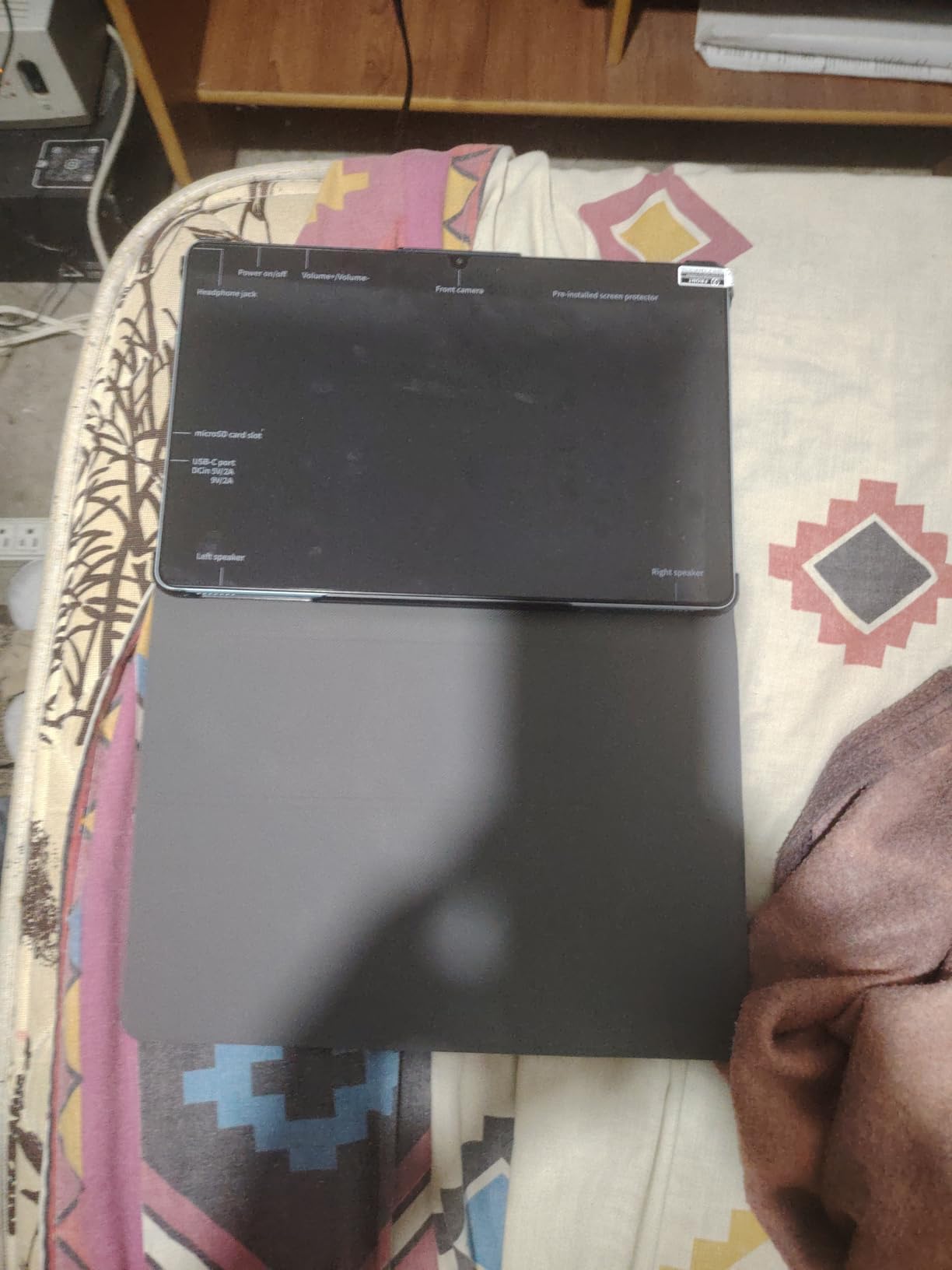 Android 16 Tablet, 11 Inch Tablets with Octa Core Processor, 28GB RAM 128GB ROM 1TB Expand, Widevine L1, 8000mAh Battery, 2.4/5Ghz Dual WiFi/GPS/FM, 5/8MP Cameras, Case Included, Black customer photo 2