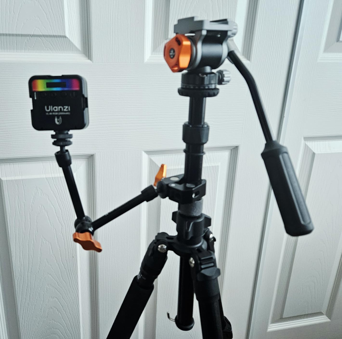 K&F CONCEPT Fluid Head, Silky-Smooth, Stable Tripod Fluid Head for pan and tilt,Arca Swiss-Compatible Fluid Head Mount, max Load 11 lbs/5kg FH-03 customer photo 1