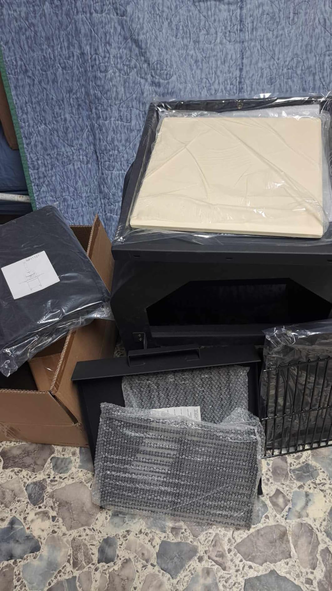 Giantex Pizza Oven Outdoor - Wood Fired Pizza Oven with 2 Side Tables, Pizza Stone, Pizza Peel, Cover, Cooking Grids, Pizza Maker on Wheels for Outside Charcoal Grill Backyard Party Camping customer photo 1