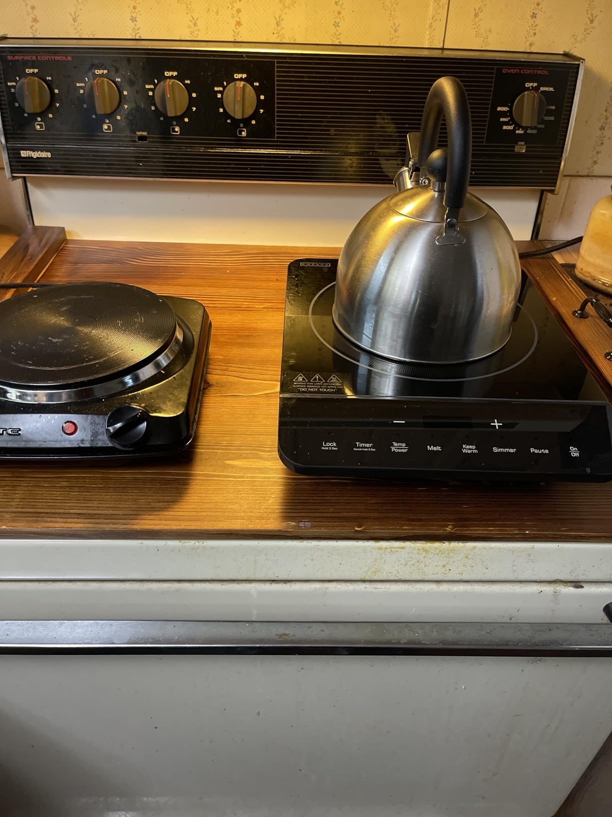 Empava Portable Induction Hot Plate Cooktop, Single 1 Burner Countertop Cooker, 3 Preset Modes, Shatter-proof Flat Glass Top, 110~120 Volt Plug in Electric Stove for Kitchen, Outdoor Camping, RV customer photo 2