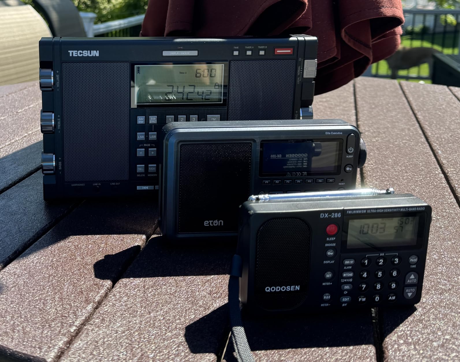 DX-286 Portable Radio with TEF6686 Automotive Chip, LW, AM, FM, Shortwave, Data System (RBDS/RDS), Antenna Attenuator, 1000 Presets customer photo 1