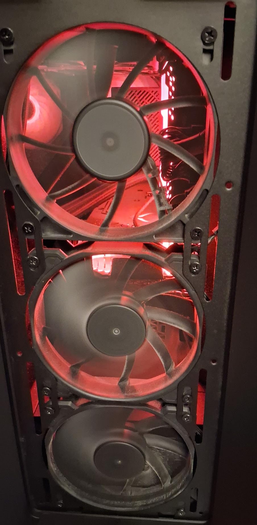 CORSAIR RS120 120mm PWM Fans - Daisy-Chain Connection - Low-Noise - Magnetic Dome Bearing - Triple Pack customer photo 2