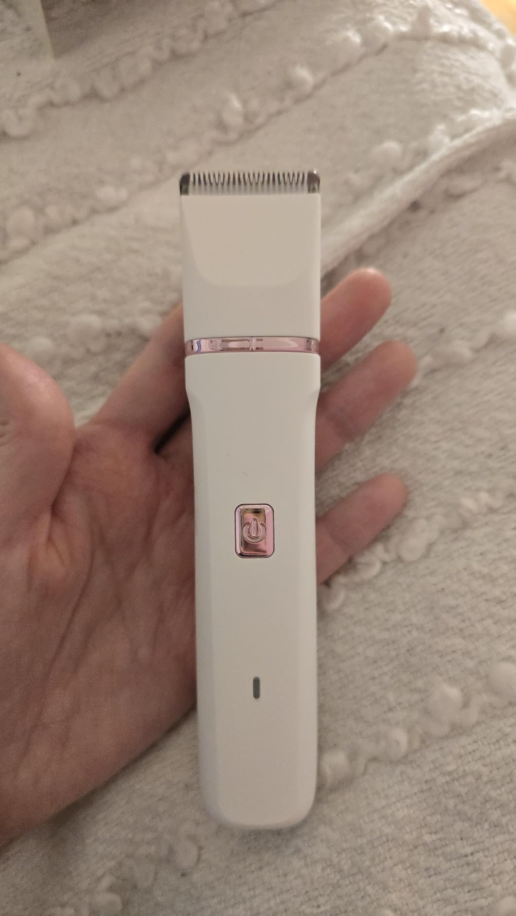 Risina Bikini Trimmer for Women - Painless Electric Razors for Silk Skin, Cordless Body Shaver for Trip, Replaceable Lady Facial Razor, IPX7 Waterproof & Easy Cleaning, Ceramic Blade, Gifts for Women customer photo 1