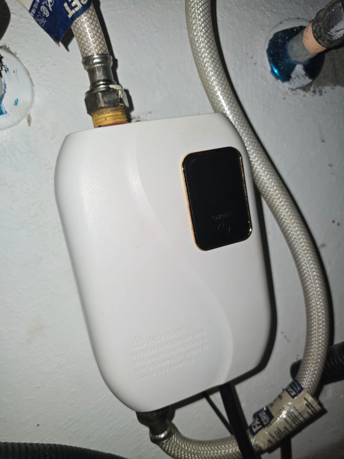 Tankless Water Heater Electric 110V, 3000W Instant Water Heater Under Sink, On Demand Hot Water Heater Electric with Digital Display, Electric Mini Water Heater for Kitchen Bathroom Washin customer photo 1