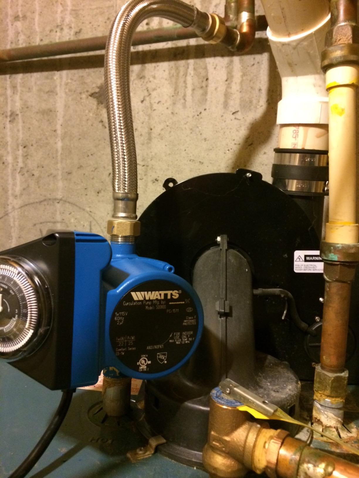 Watts Heat H2O Hot Water Recirculation System w/Programmable Timer, Instant Hot Water, 3 Year Warranty, Pump, 2 Adapters, Sensor Valve, Mounting Screws, 2 Supply Lines, Easy DIY Install (0955805) customer photo 2