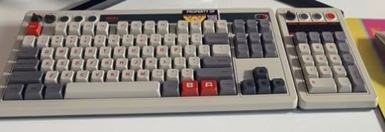 8BitDo Retro Mechanical Keyboard, Bluetooth/2.4G/USB-C Hot Swappable Gaming Keyboard with 87 Keys, Dual Super Programmable Buttons for Windows and Android - M Edition customer photo 2