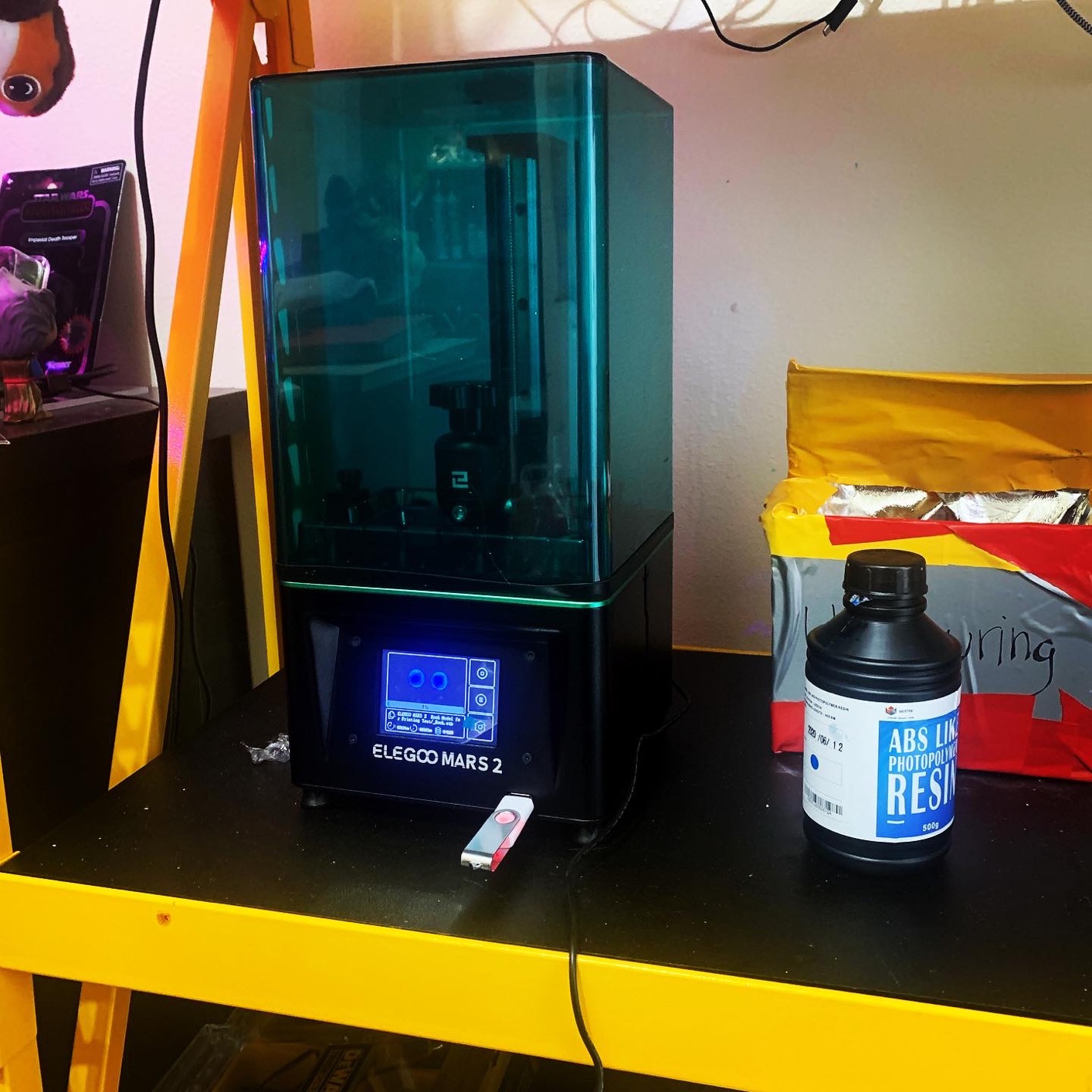 ELEGOO Mars 5 MSLA Resin 3D Printer, Smart Mechanical Sensor, Intelligent Automatic Leveling, COB Light Source, 6.6-inch Mono 4K LCD Screen, Large Printing Size 143.43 x 89.6 x 150 mm³ customer photo 2