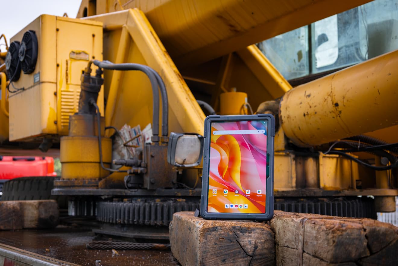 AGM PAD P2 Active Rugged Android 14 Tablet with Case, Waterproof & Drop-Proof, Widevine L1 & GMS Certified, 11