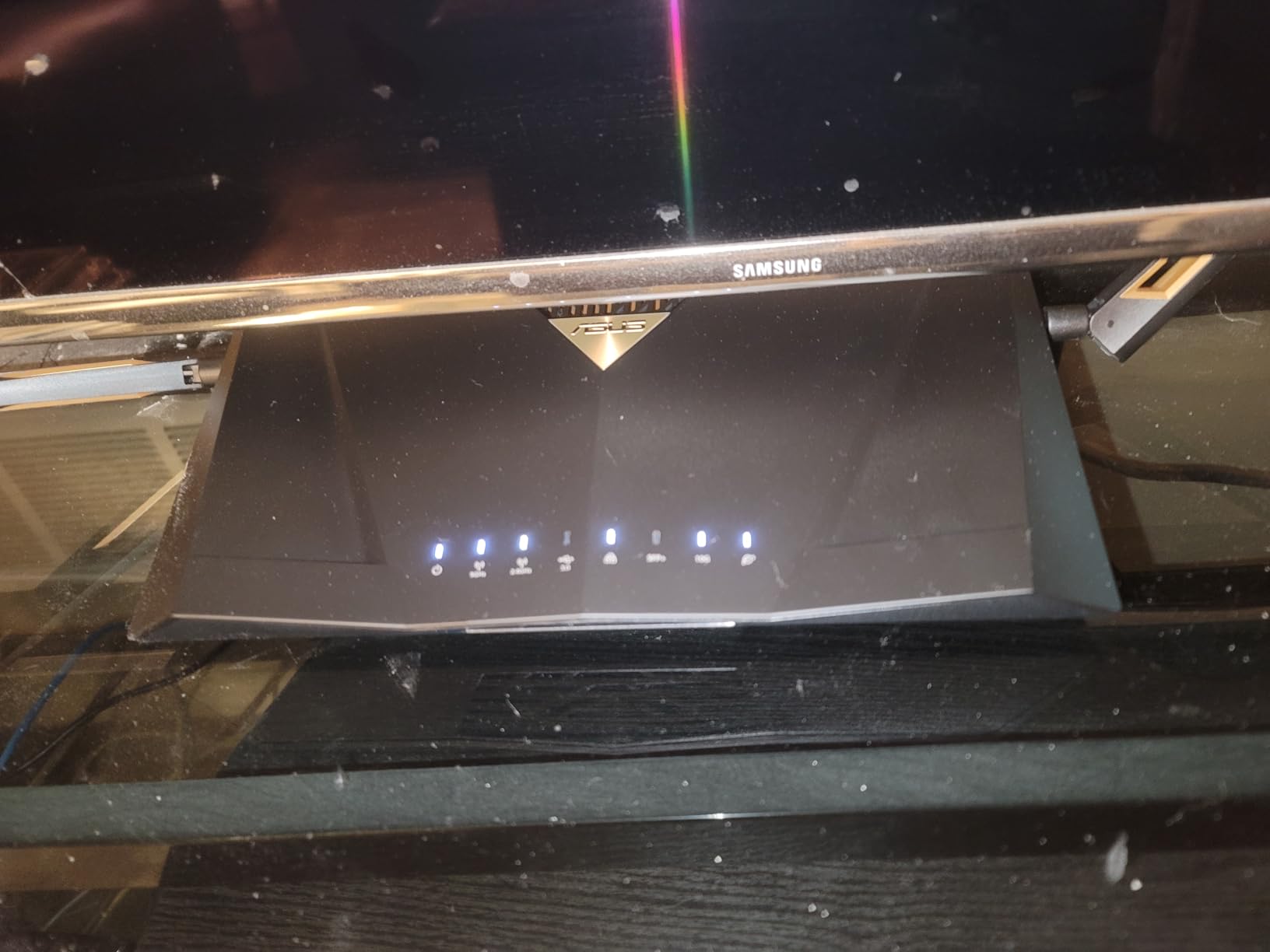 ASUS RT-BE88U Dual-Band WiFi 7 AiMesh Extendable Performance Router, 4K-QAM, MLO, Dual 10G Ports, SFP+, 4X 2.5G Ports, 4X 1G Ports, 34G WAN/LAN Capacity, Network Security customer photo 2