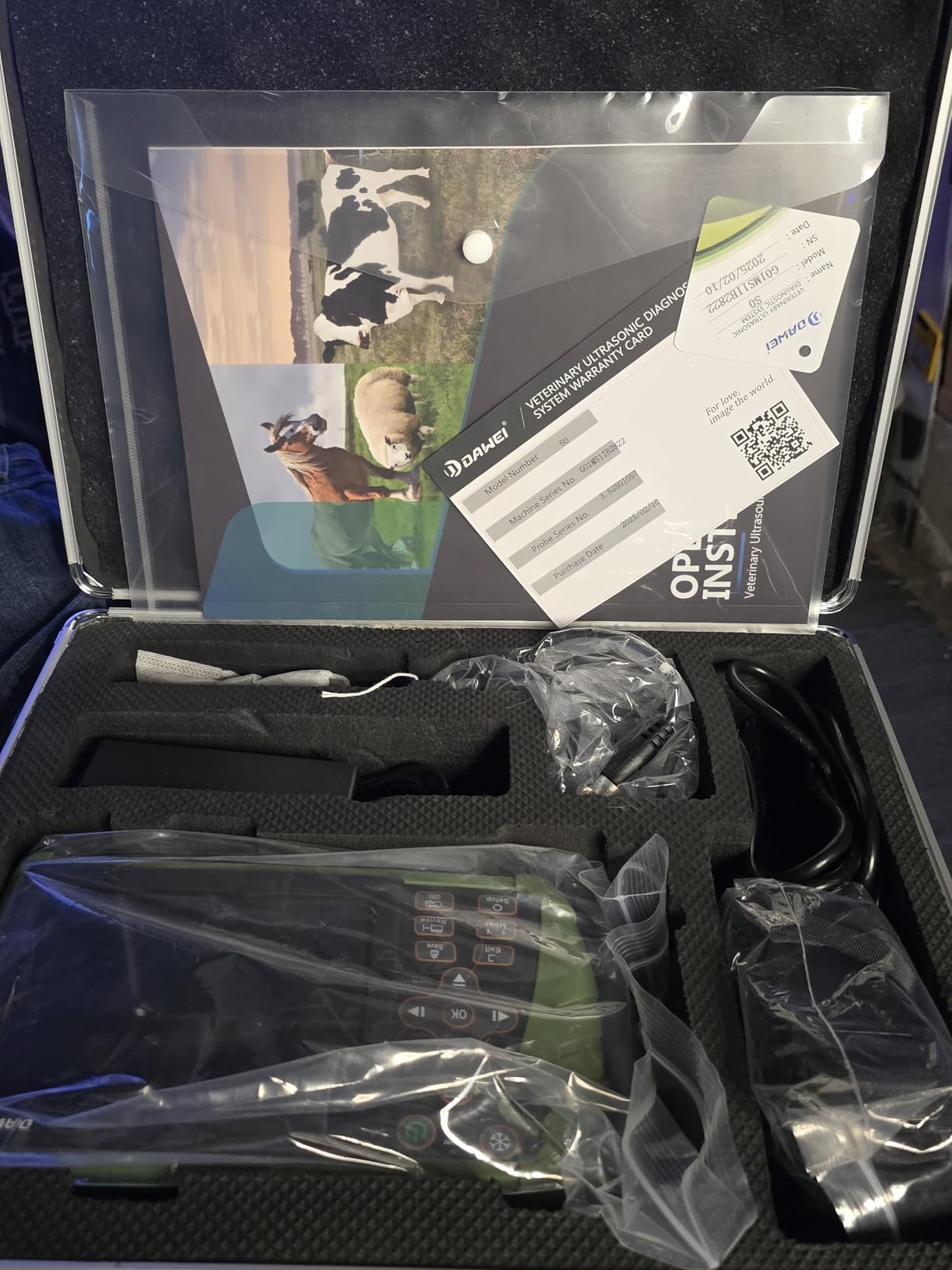 S0 Vet Ultrasound Machine for Pregnancy Veterinary Ultrasound Scanner with 3.5Mhz Convex Probe for Dog,Cat,Goat,Pig customer photo 2