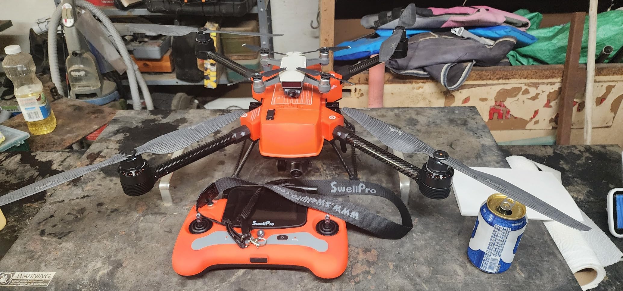 SwellPro FD2 Fisherman MAX Heavy Lift Fishing Drone with 7.0 LBS Bait Capacity, 1.5KM Long Casting Range, IP67 Waterproof Foldable Drone with 4K Camera for Adults customer photo 2