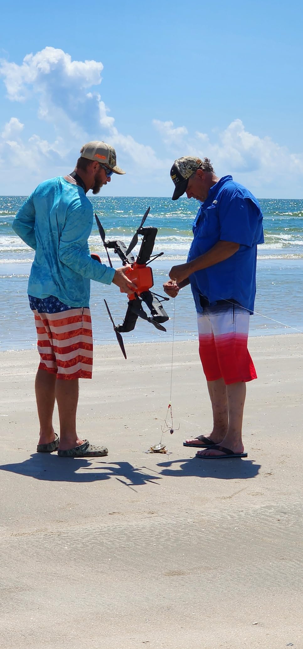 SwellPro FD2 Fisherman MAX Heavy Lift Fishing Drone with 7.0 LBS Bait Capacity, 1.5KM Long Casting Range, IP67 Waterproof Foldable Drone with 4K Camera for Adults customer photo 3