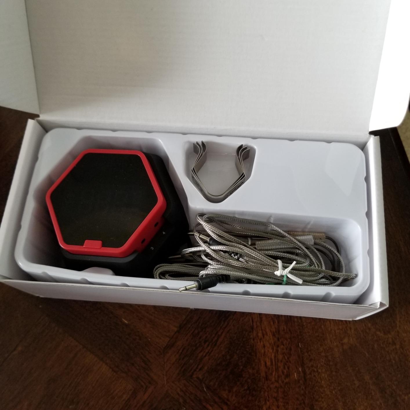 Wireless Meat Thermometer with 4 Probes, INKBIRD WiFi Meat Thermometer Digital Wireless for Rotisserie Grill Oven,Unlimited Range Dishwasher Waterproof Bluetooth Thermometer for iOS & Android customer photo 1