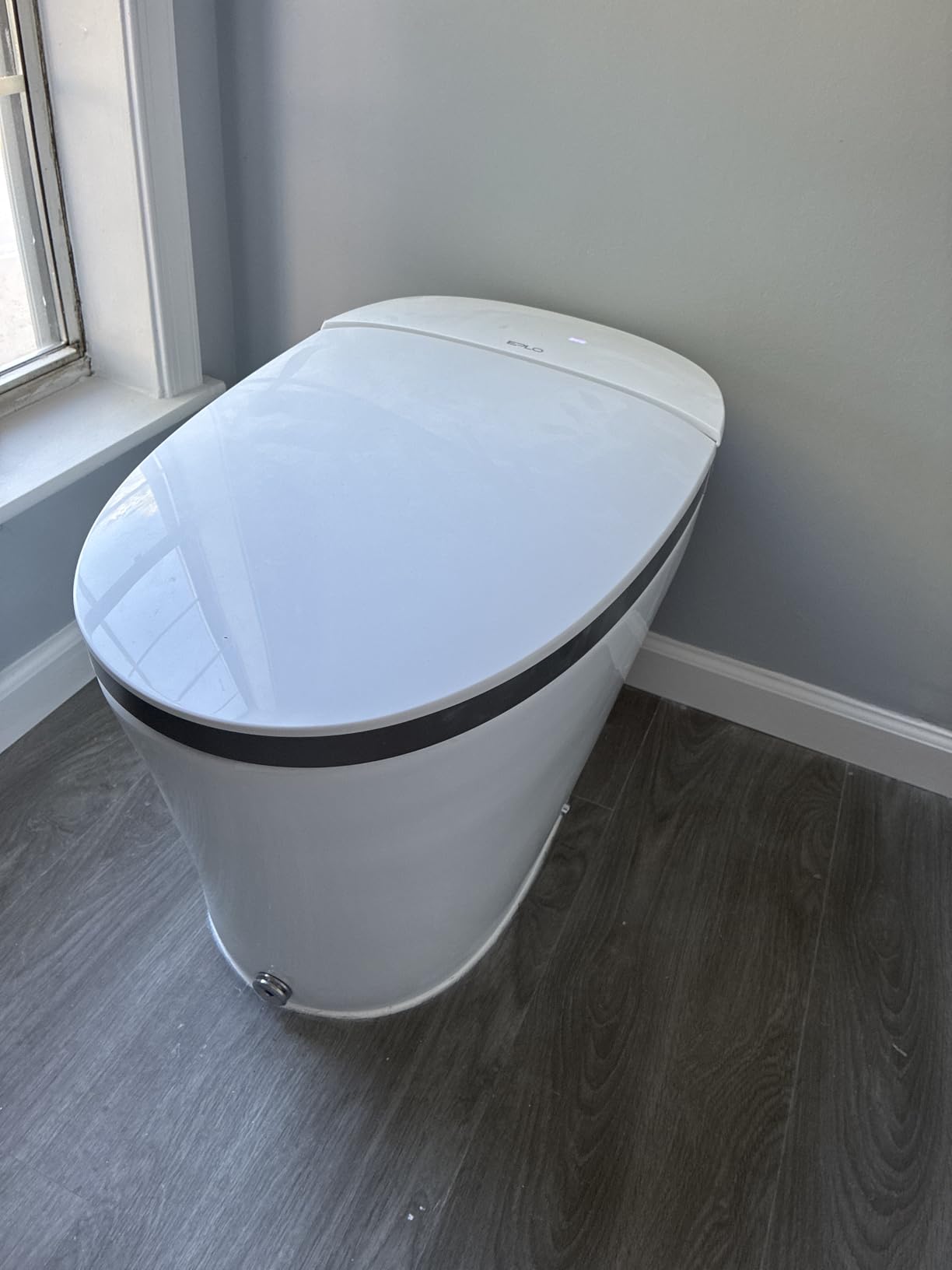 EPLO Smart Toilet with Bidet Built In, Luxury Bidet with Heated Seat ADA Comfort Height & Foam Dispenser, Elongated Japanese Toilet with Automatic Flush, Dryer, Night Light, TEMP Display - iX7 MT customer photo 1