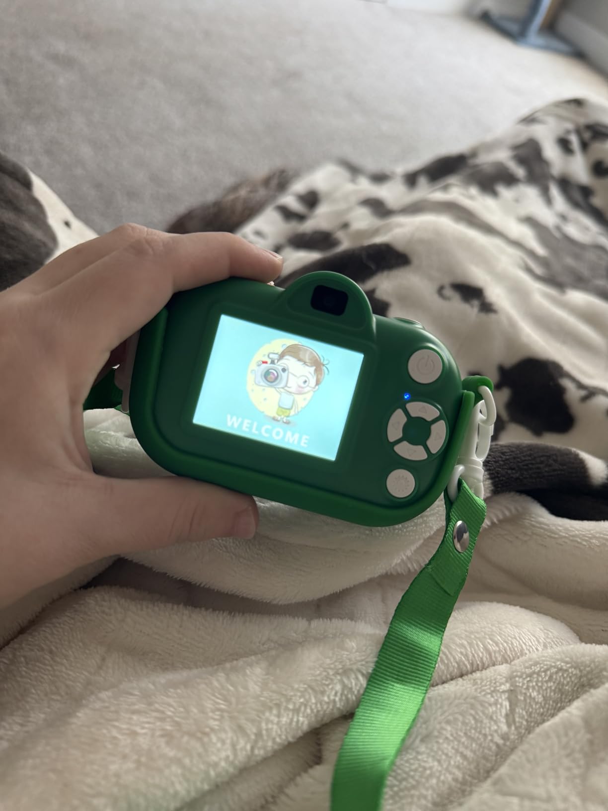 Kids Camera Boys Toys for 3 4 5 6 7 8 9 Years Old Boys, 48MP Dual Lens Kids Digital Camera Christmas Birthday Gifts, 1080P HD Video Selfie Toddler Camera with 32G SD Card customer photo 2
