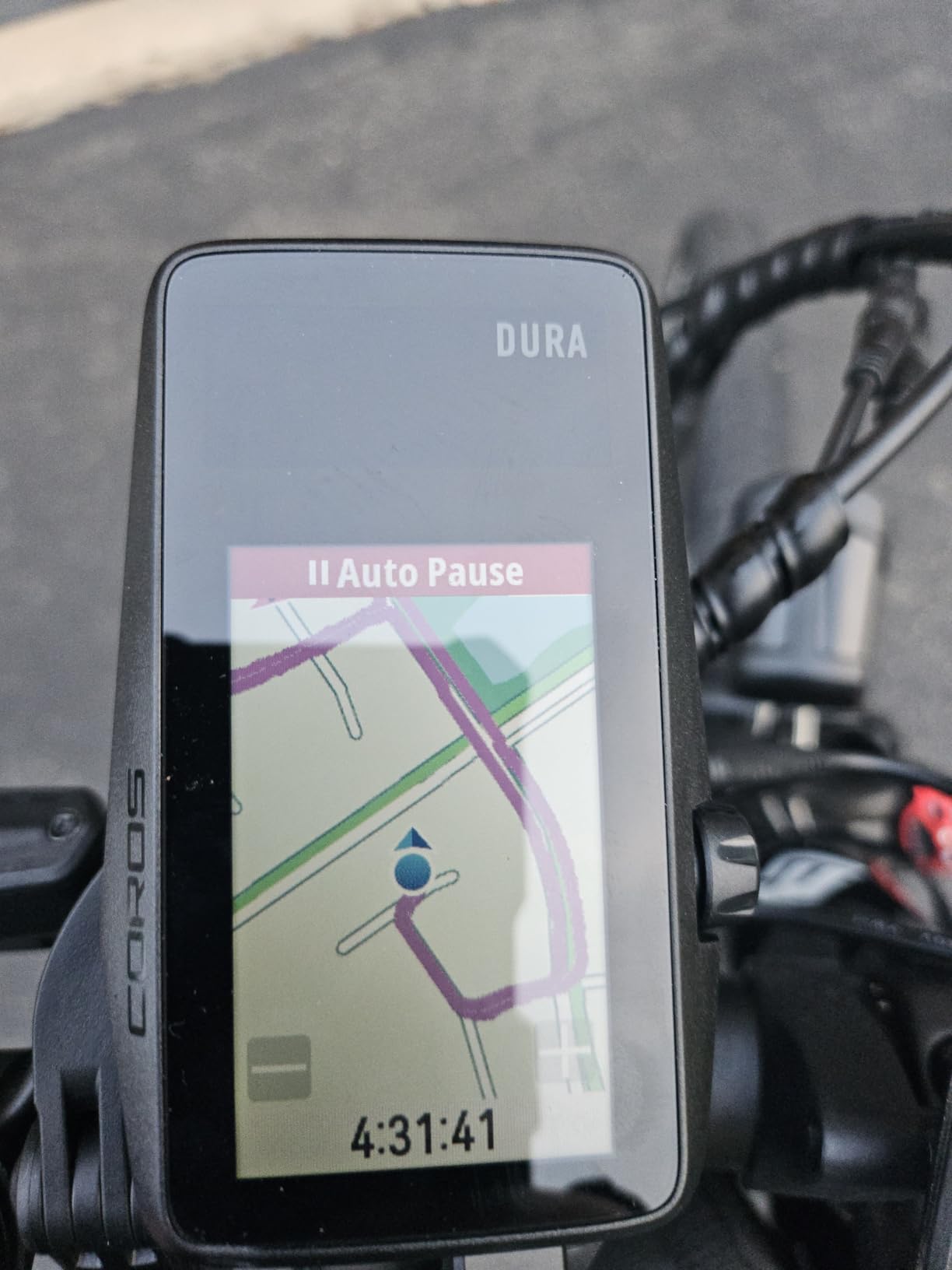 COROS DURA Solar GPS Bike Computer, 120-Hour GPS Battery Life, Solar Charging, 2.7