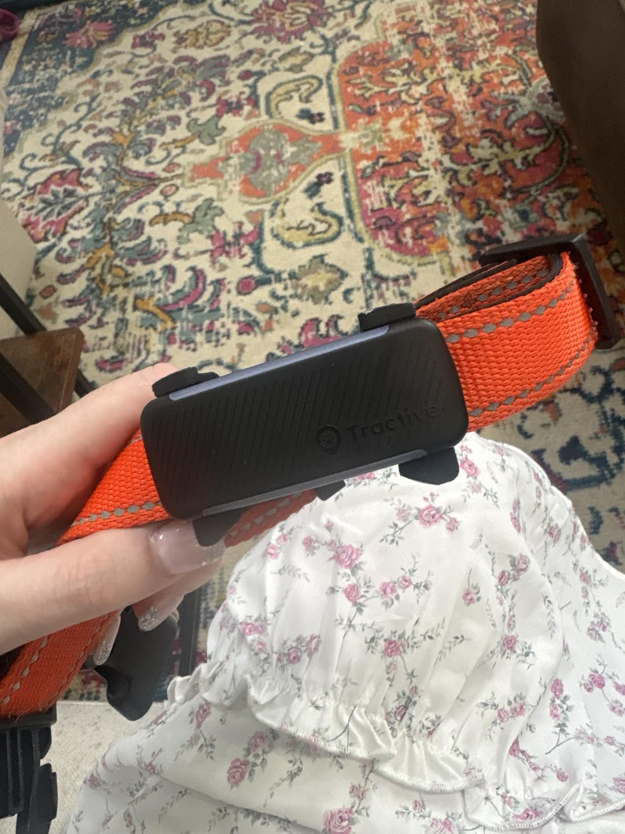 Tractive Smart Dog GPS Tracker | Live Pet Tracker with Virtual Fence | Vital Signs Monitoring of Heart & Respiratory Rate | Bark Monitoring | Dog Collar Attachment (Black) customer photo 1