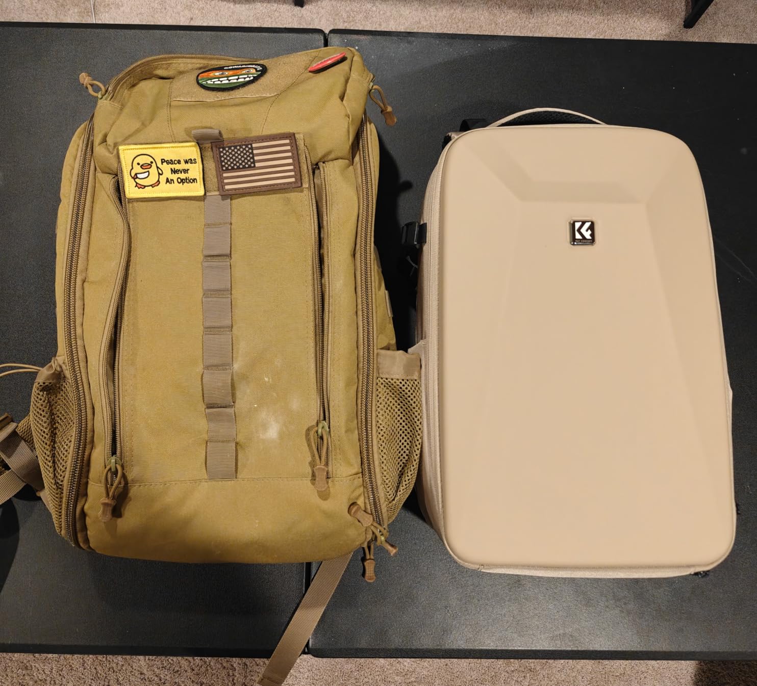 K&F CONCEPT Camera Backpack Hardshell - Photography DSLR Camera Bag with 15-15.6 Inch Laptop Compartment, Hard Shell Camera Case customer photo 1