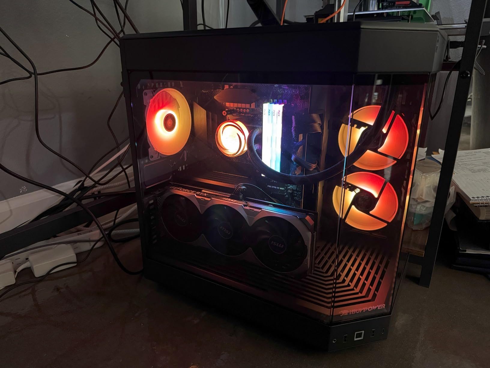 iBUYPOWER Y60 Black Gaming PC Computer Desktop Y60BI9N4704 (Intel Core i9 14900KF, NVIDIA GeForce RTX 4070 12GB, 32GB DDR5 RGB 5600MHz (16x2), 2TB NVMe, WiFi Ready, Windows 11 Home Advanced) customer photo 1