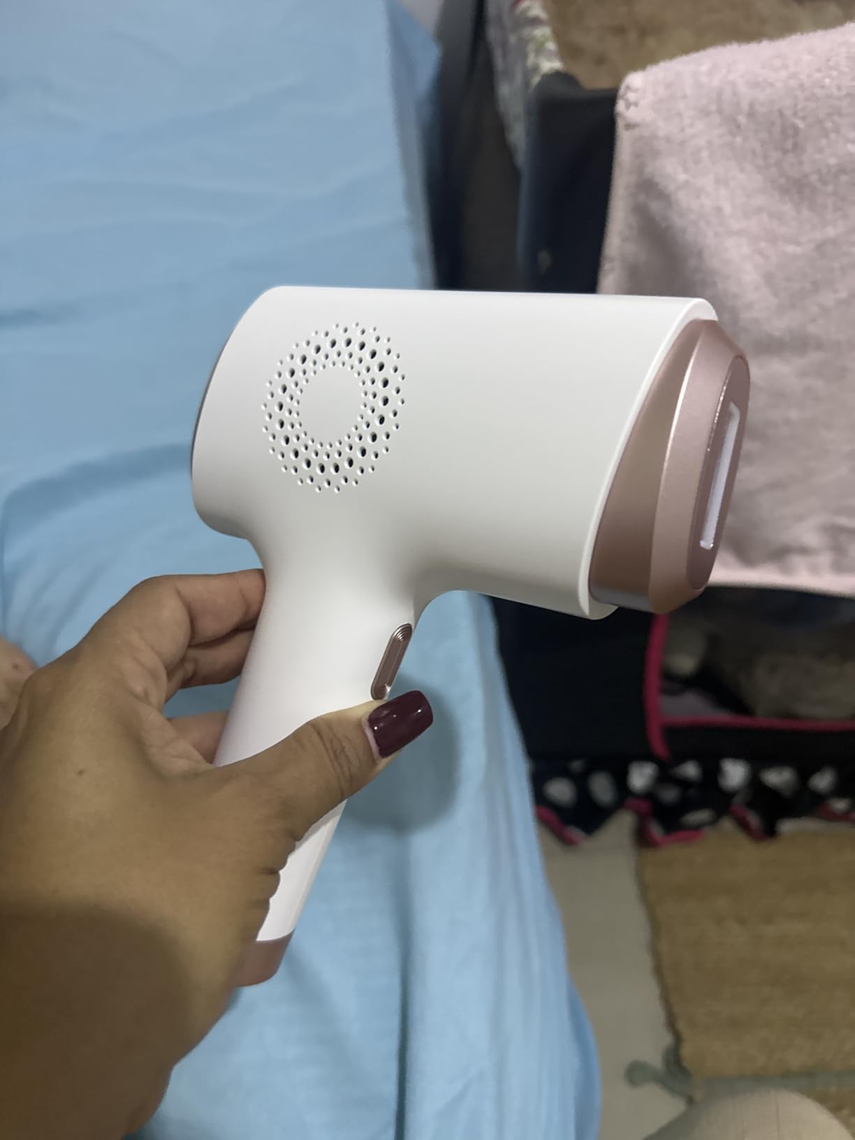 Laser Hair Removal for Women and Men, Air 15 Ice-cooling IPL Device Hair Removal for Nearly Painless & Long-Lasting Results From Home, 3 Modes & Auto Flashing for Fast Full Body Hair Removal customer photo 2