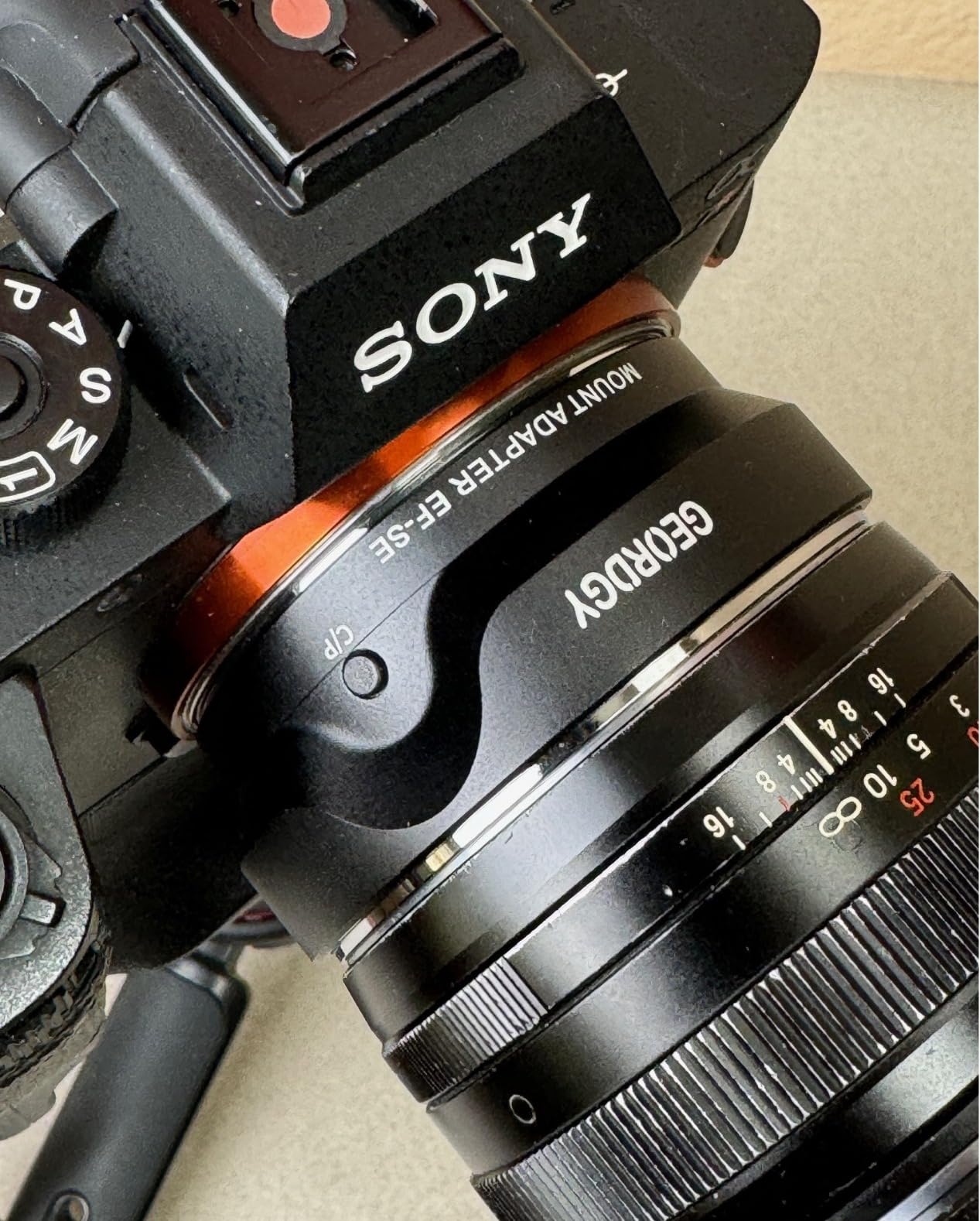 EF to Sony E Mount Adapter, Auto Focus Lens Converter Ring for Canon EF/EF-S Lens to Sony E Mount Camera A7III A7RIII A7IV A9 A6600, with Auto Focus & Aperture Control customer photo 1