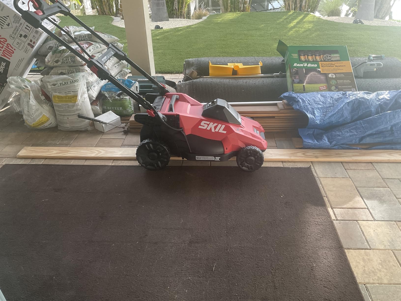 SKIL PWR CORE 40 Brushless 40V 20-Inch Self-Propelled Mower Kit, Includes 6.0Ah Battery and Auto PWR JUMP Charger - SM4910C-11 customer photo 2