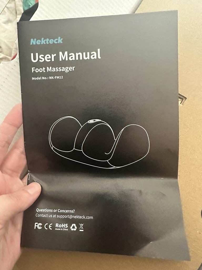 Nekteck Foot Massager with Heat & Foot Roller, Shiatsu Calf Leg Massager for Circulation and Neuropathy Pain Relief for Feet Care Home Office Gadgets Relaxing Massage Tools Gifts for Women Men Mom Dad customer photo 2